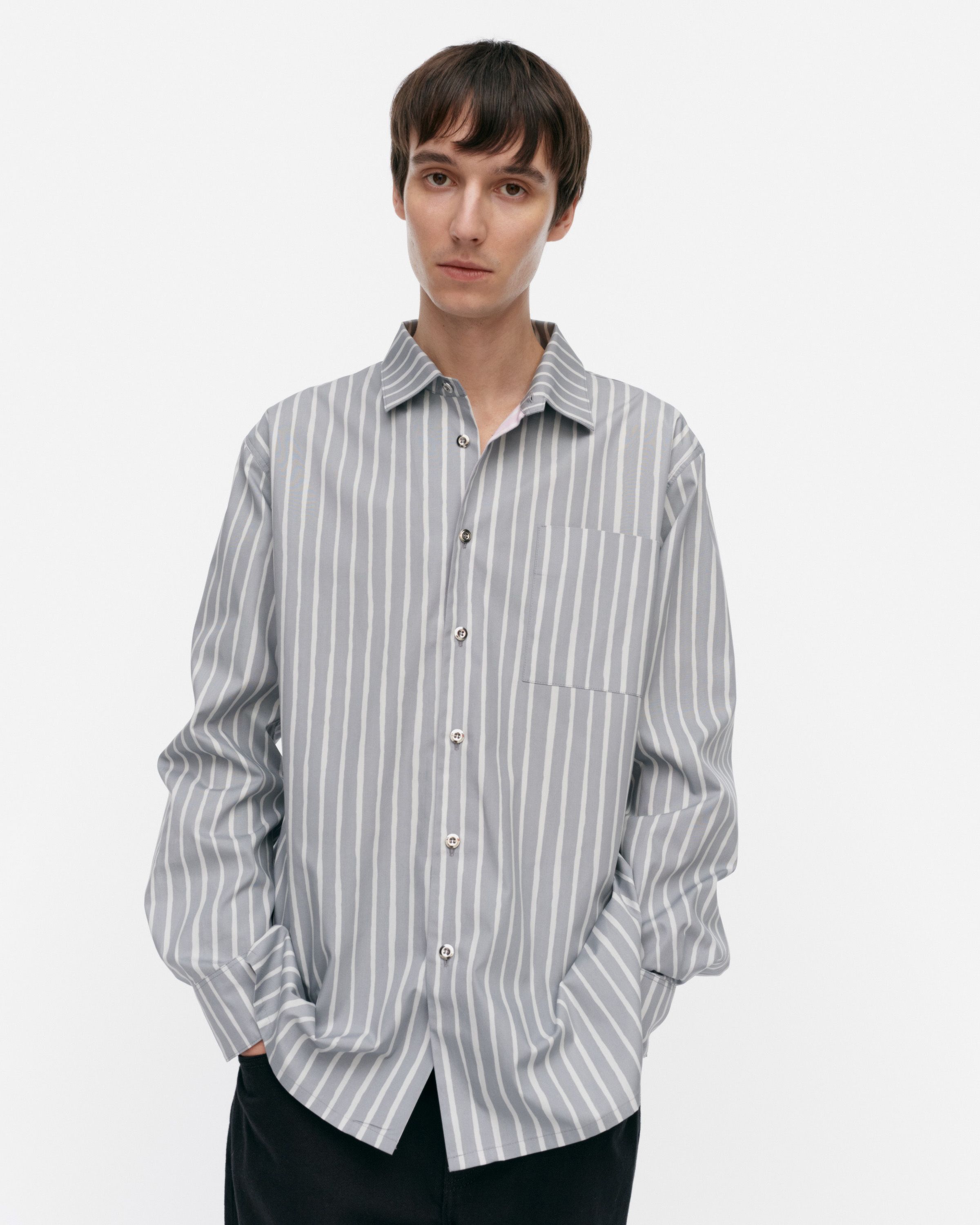 Jokapoika Kioski cotton shirt | Marimekko