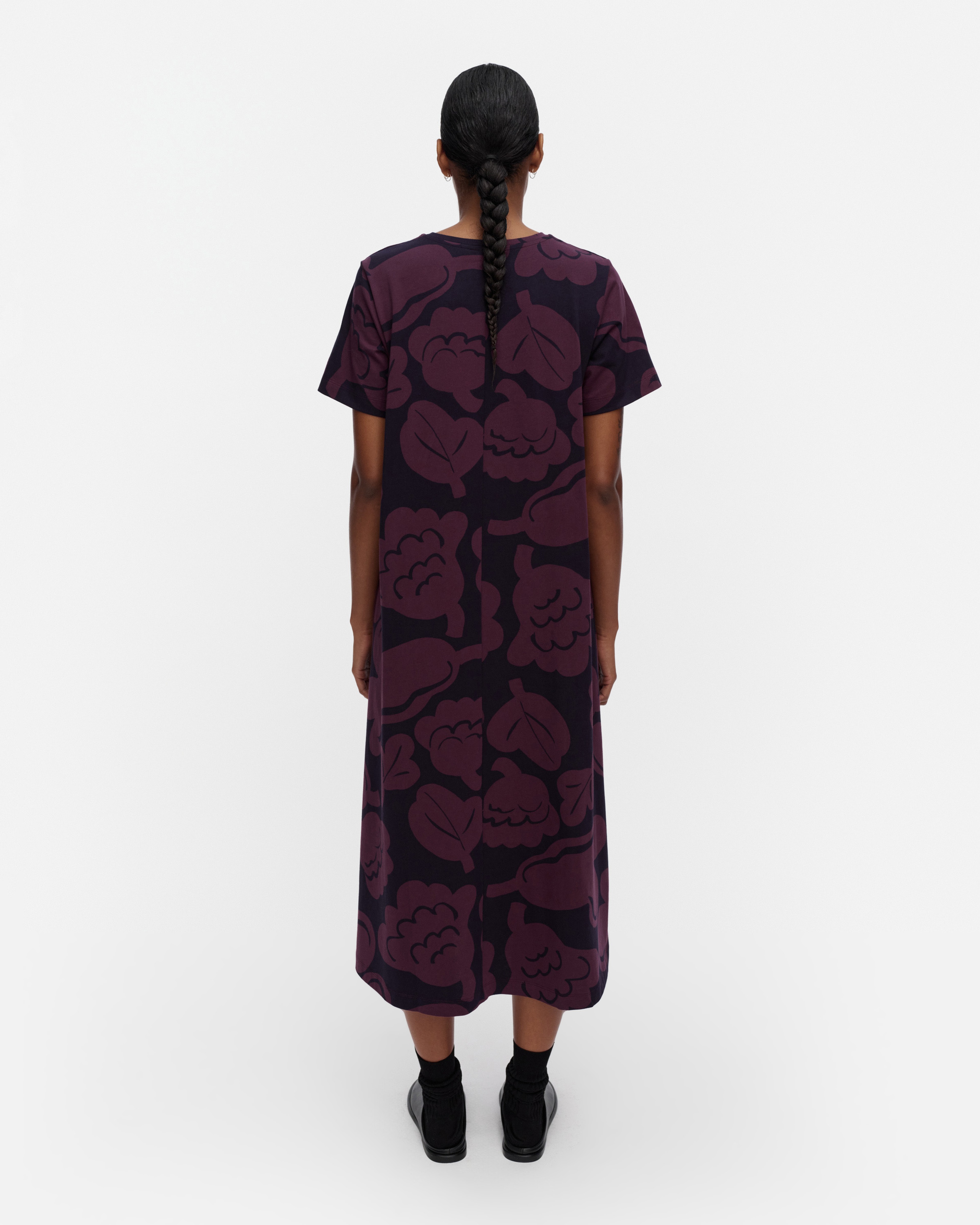 Pisteinen Kukasta Kukkaan, Dress, dark purple, dark navy,