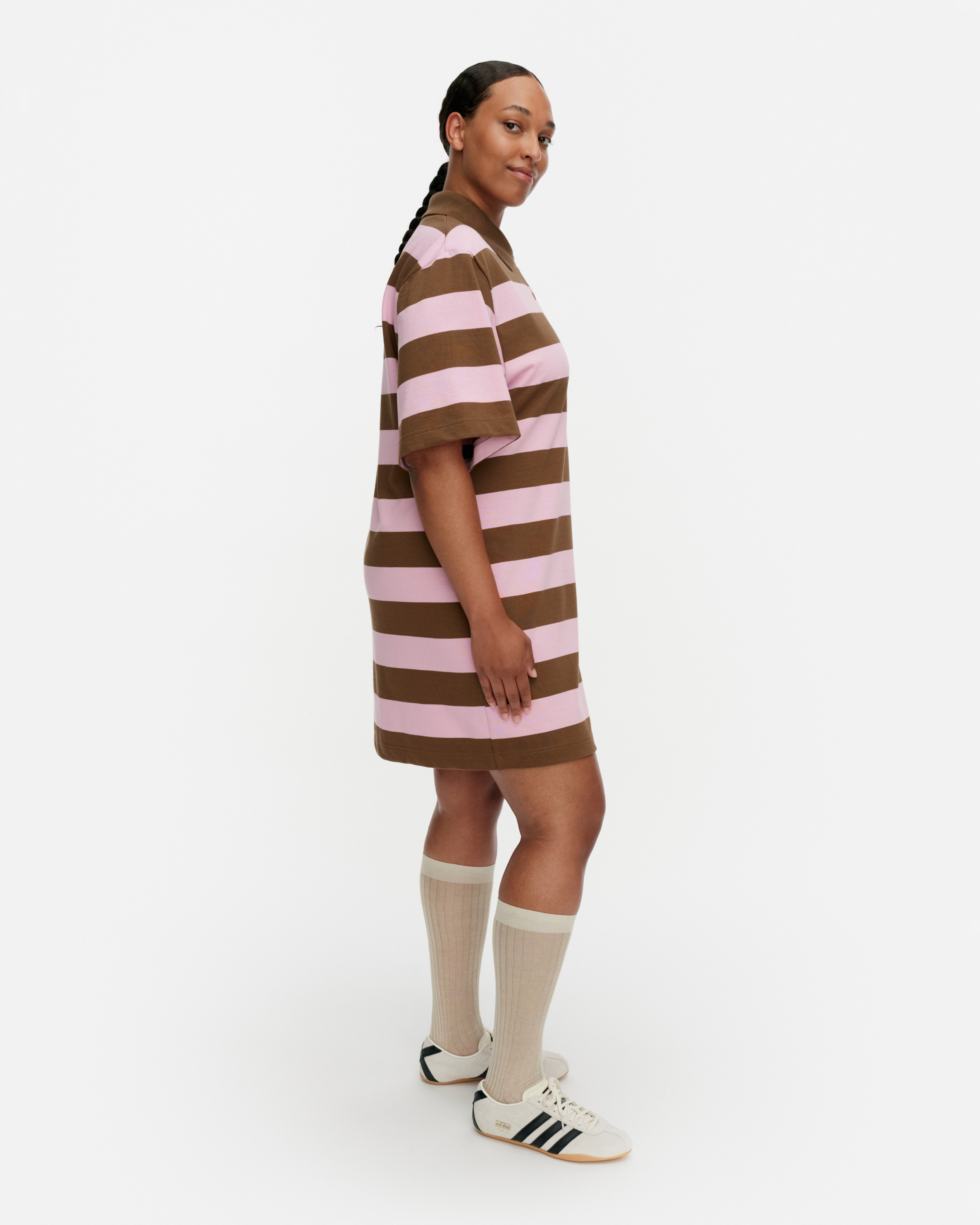 Sekoitus, Tunika, pinkki, ruskea,