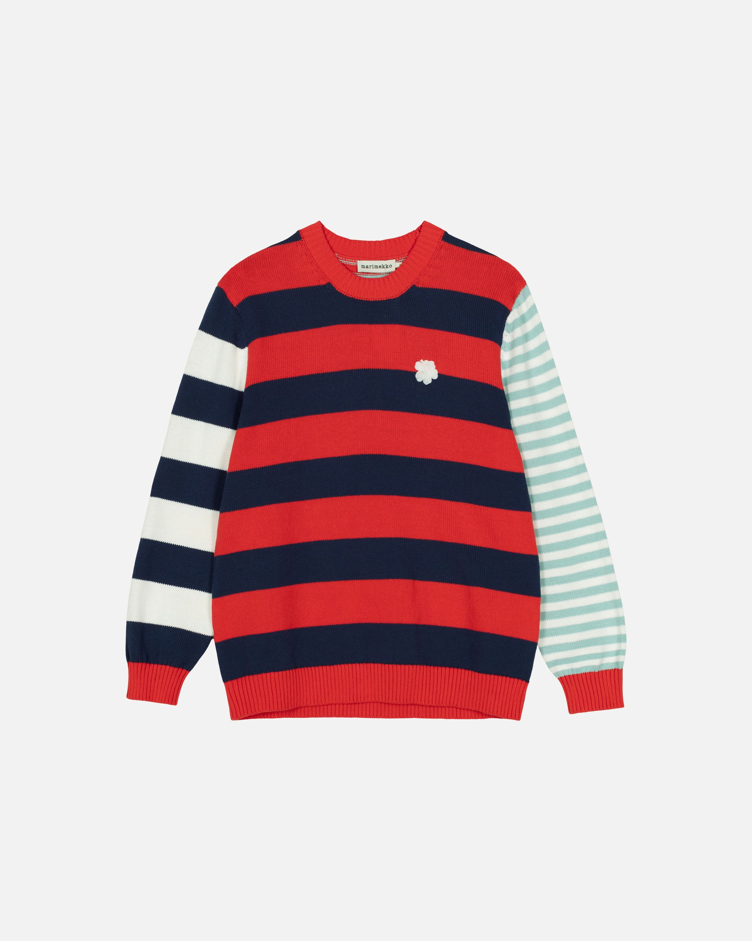 【2025SS】マリメッコ/ Kesakoju Maalis Patja Kioski ニット Kesäkoju Maalis Patja Kioski cotton knitted sweater | Marimekko