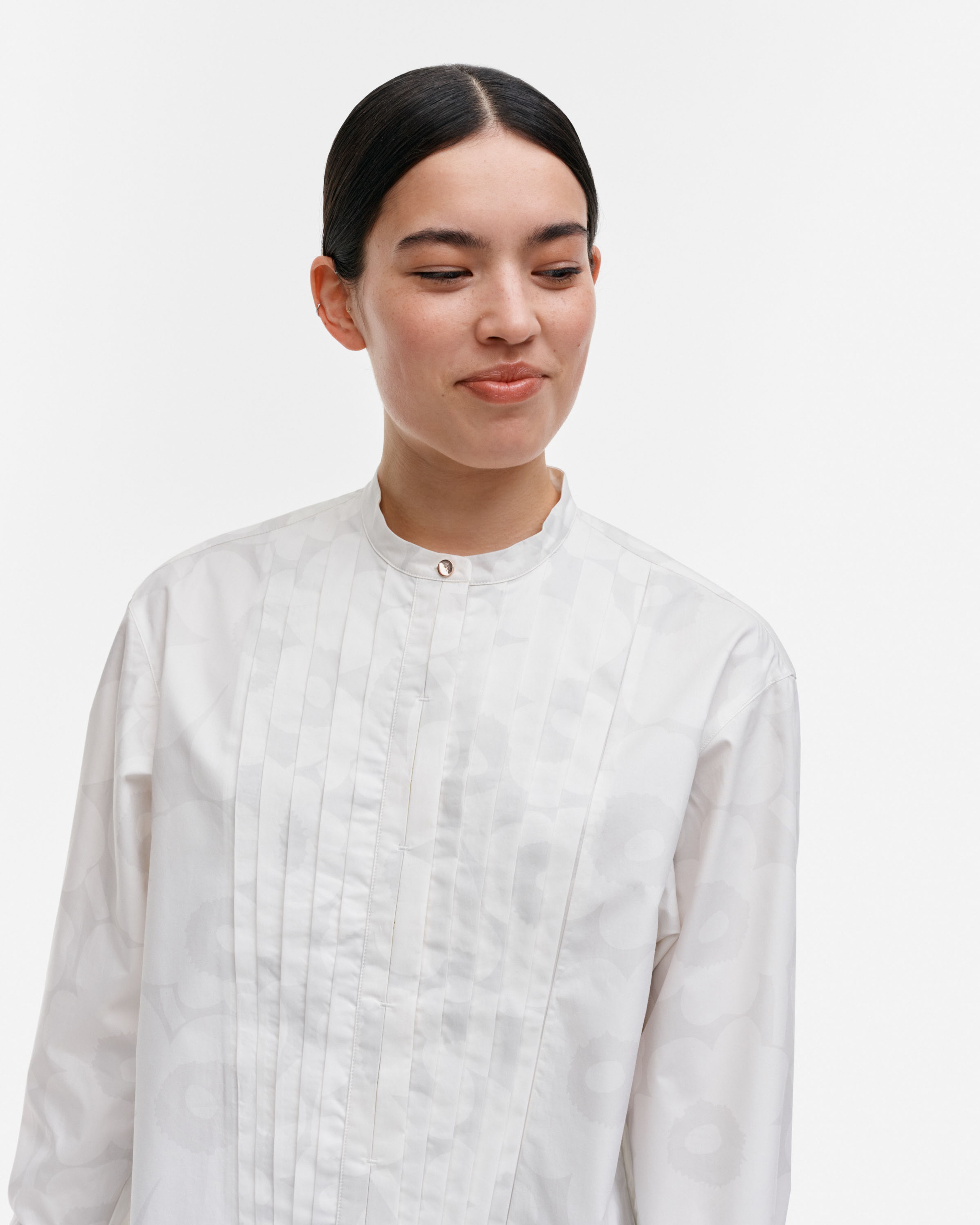 Heti Unikko cotton poplin shirt | Marimekko