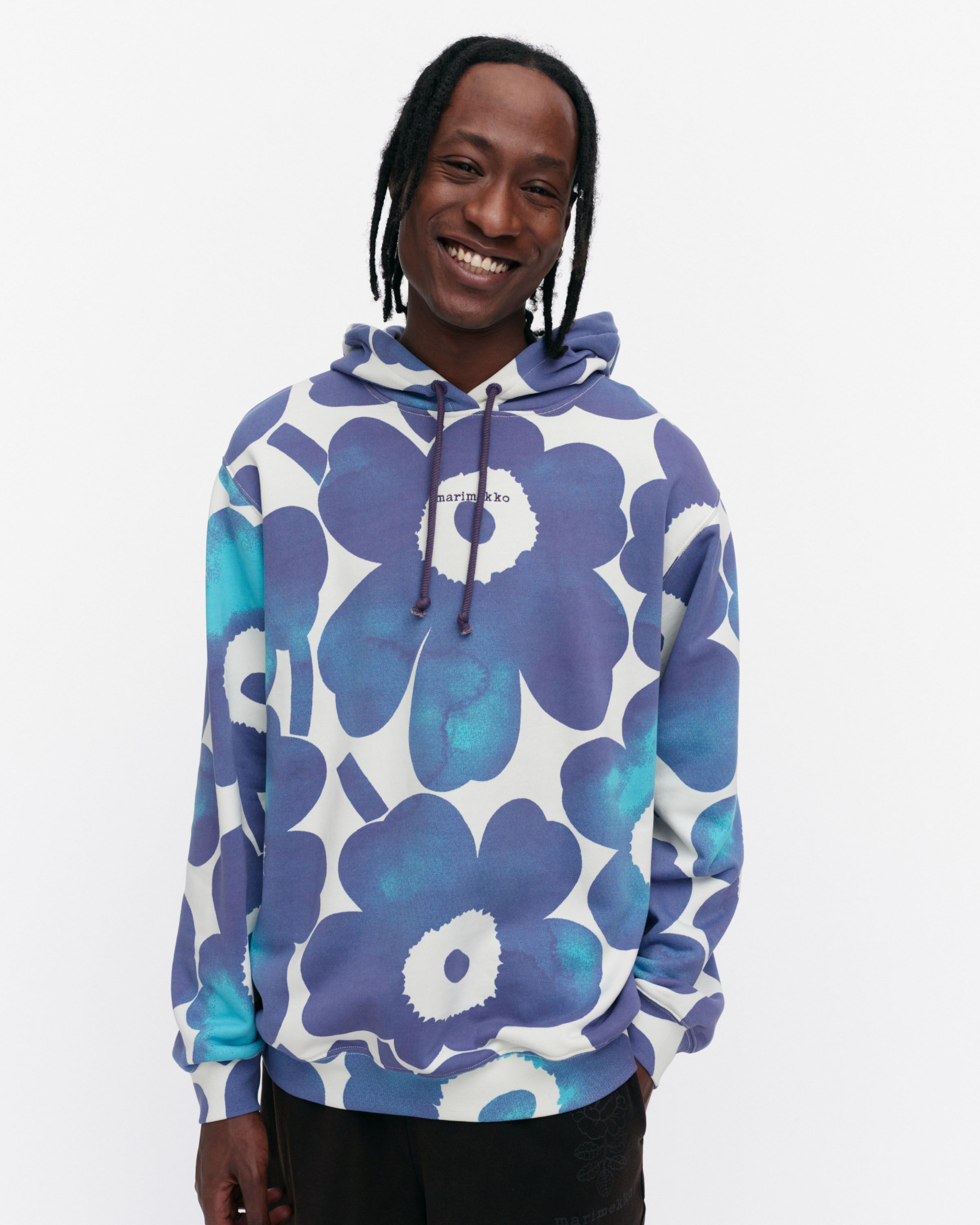 【2025AW】マリメッコ/ Ivvar Akvarelli Unikko フーディー Ivvar Akvarelli Unikko Kioski sweatshirt | Marimekko