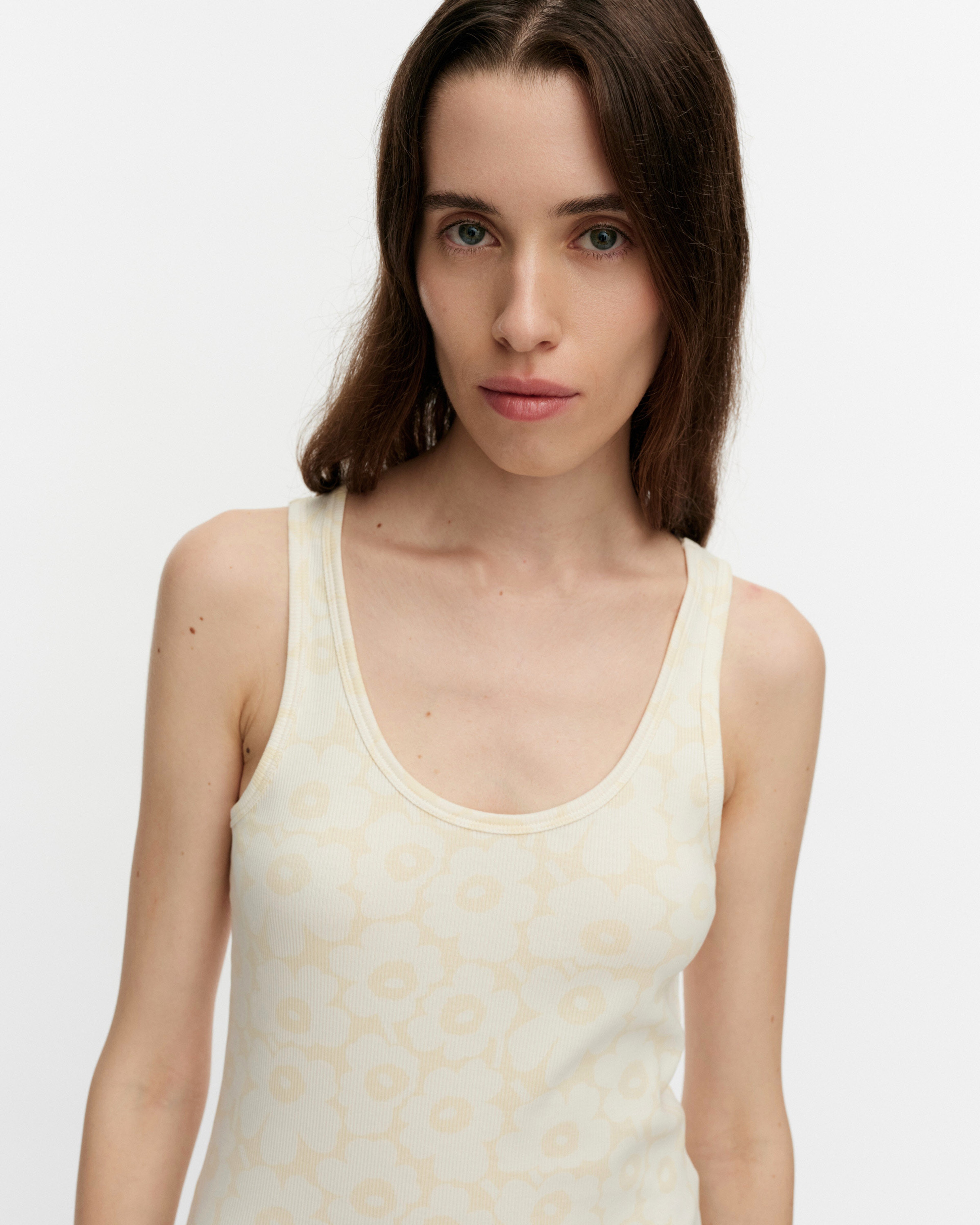 Niisiä Unikko, Tank top, off white, light beige,