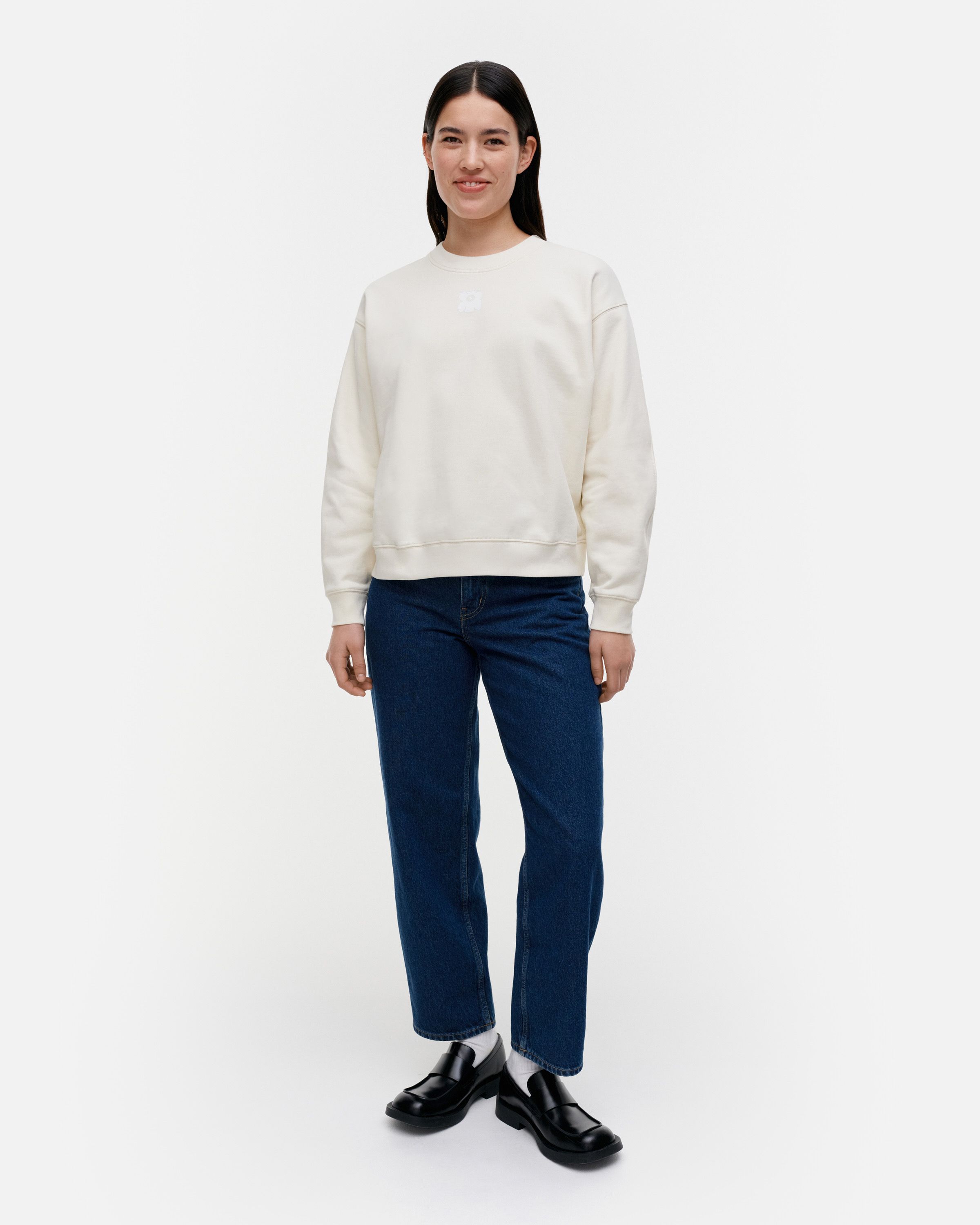 【marimekko】Luuppi Unikko Placement 60th Luuppi Unikko Placement Kioski hoodie | Marimekko
