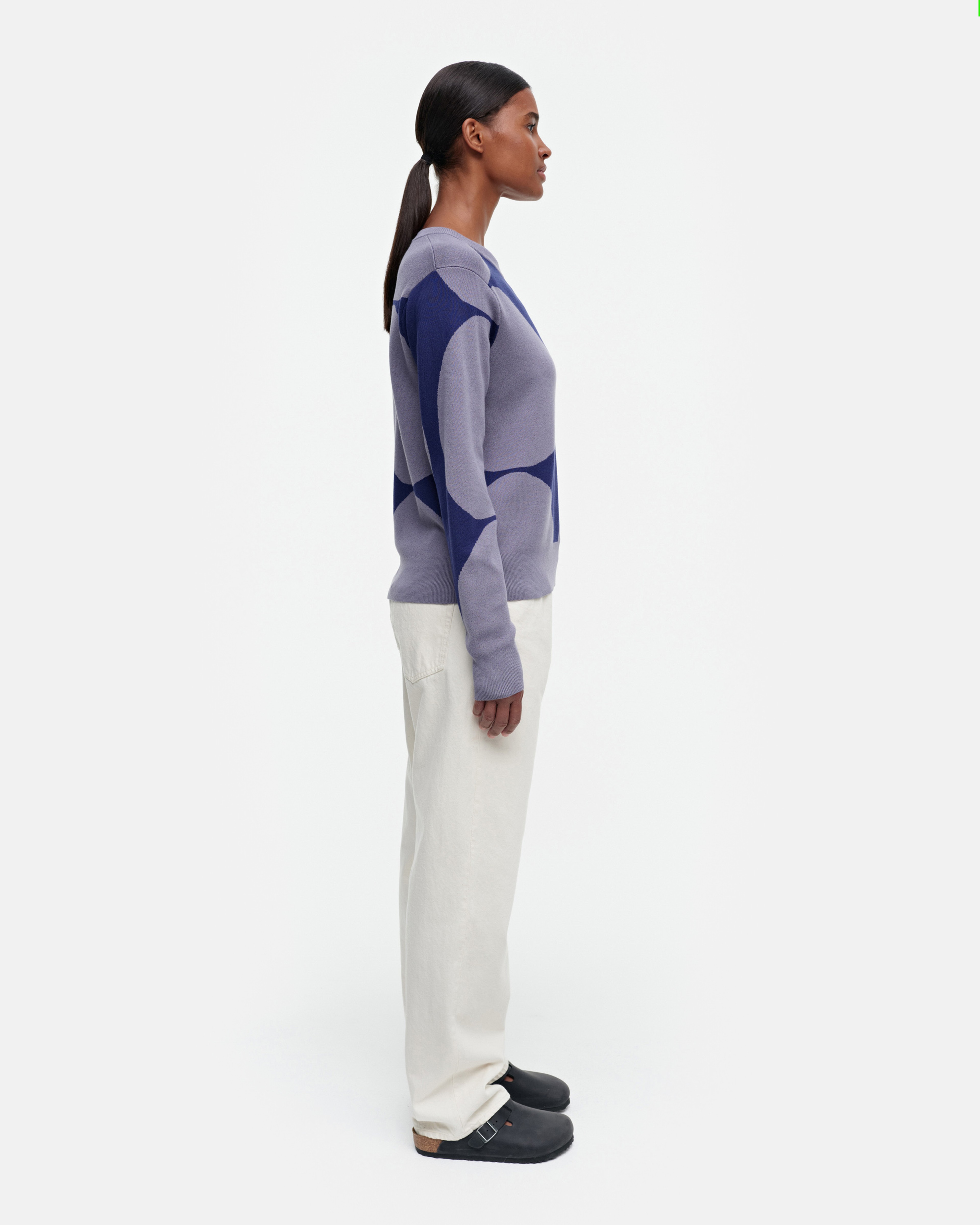 Louhe, Pull-over en tricot, bleu, bleu foncé,