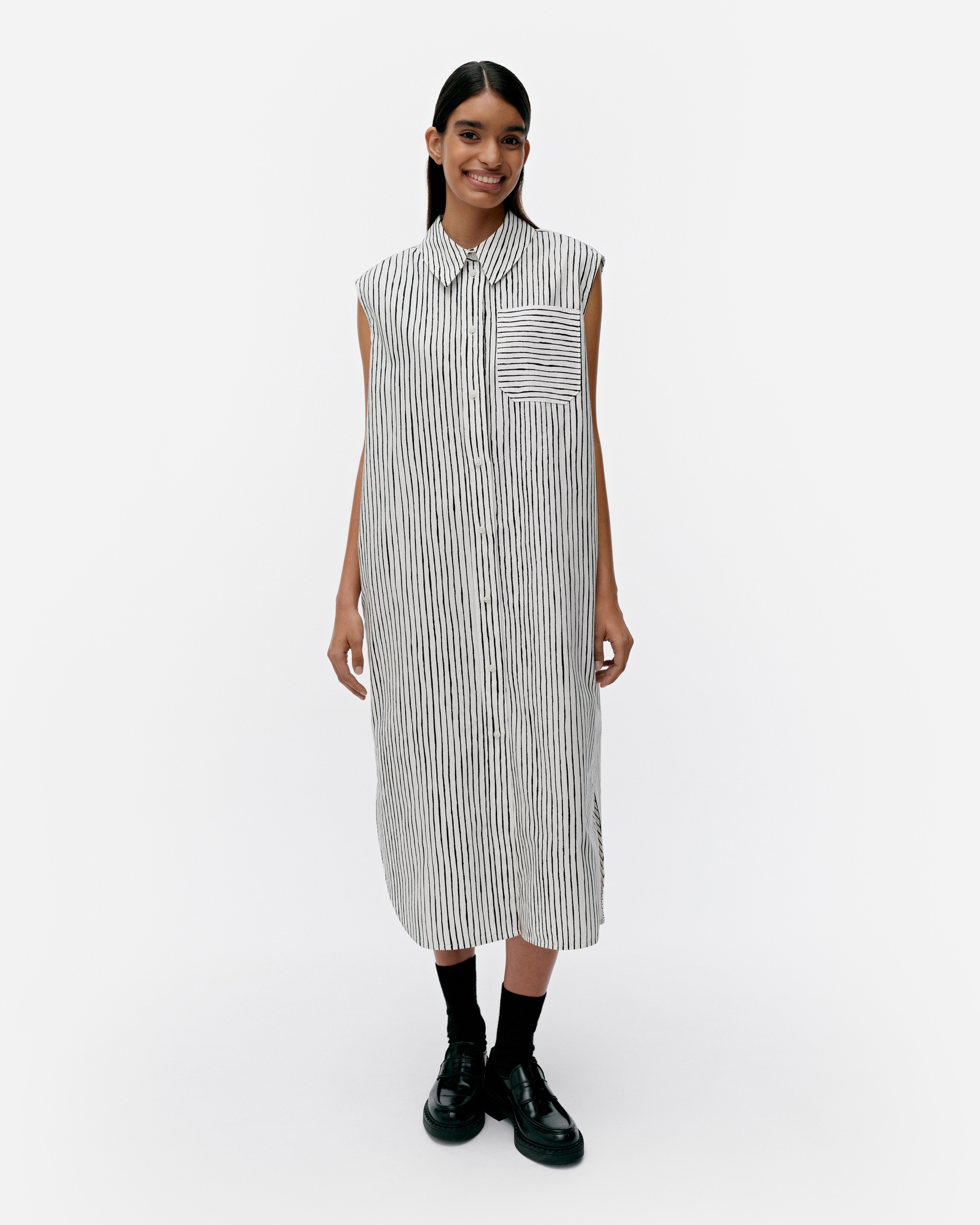 Simppeli Aita, Dress, off white, black,
