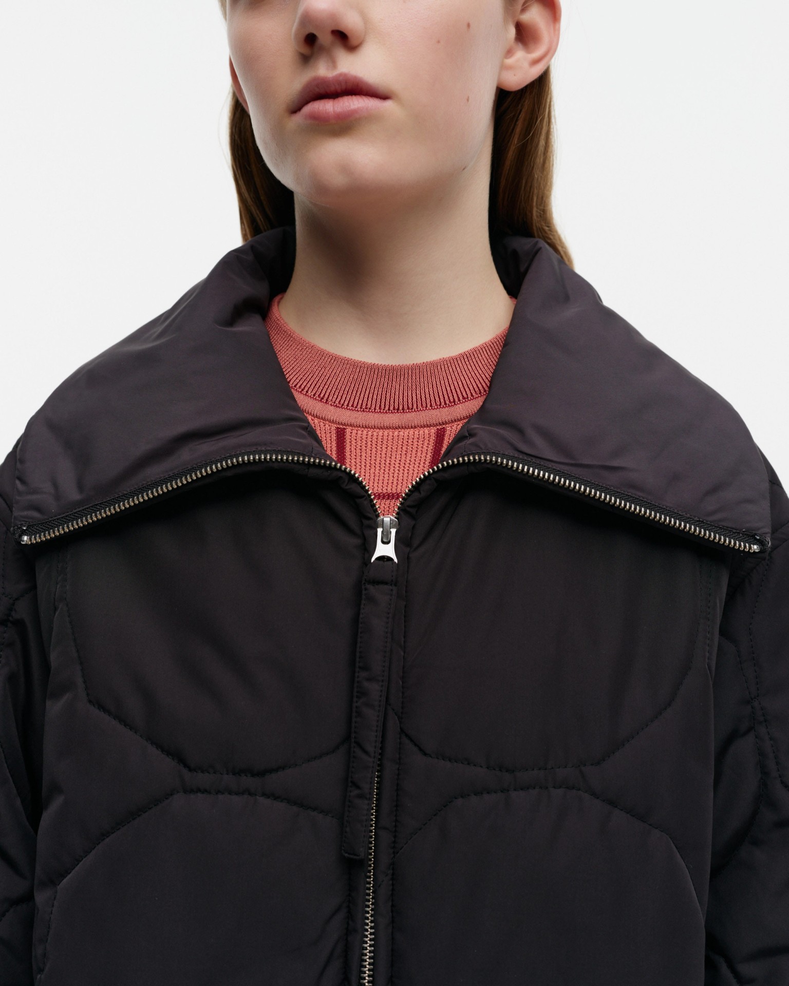 Kurtiini Kivet Lightweight padded coat | Marimekko