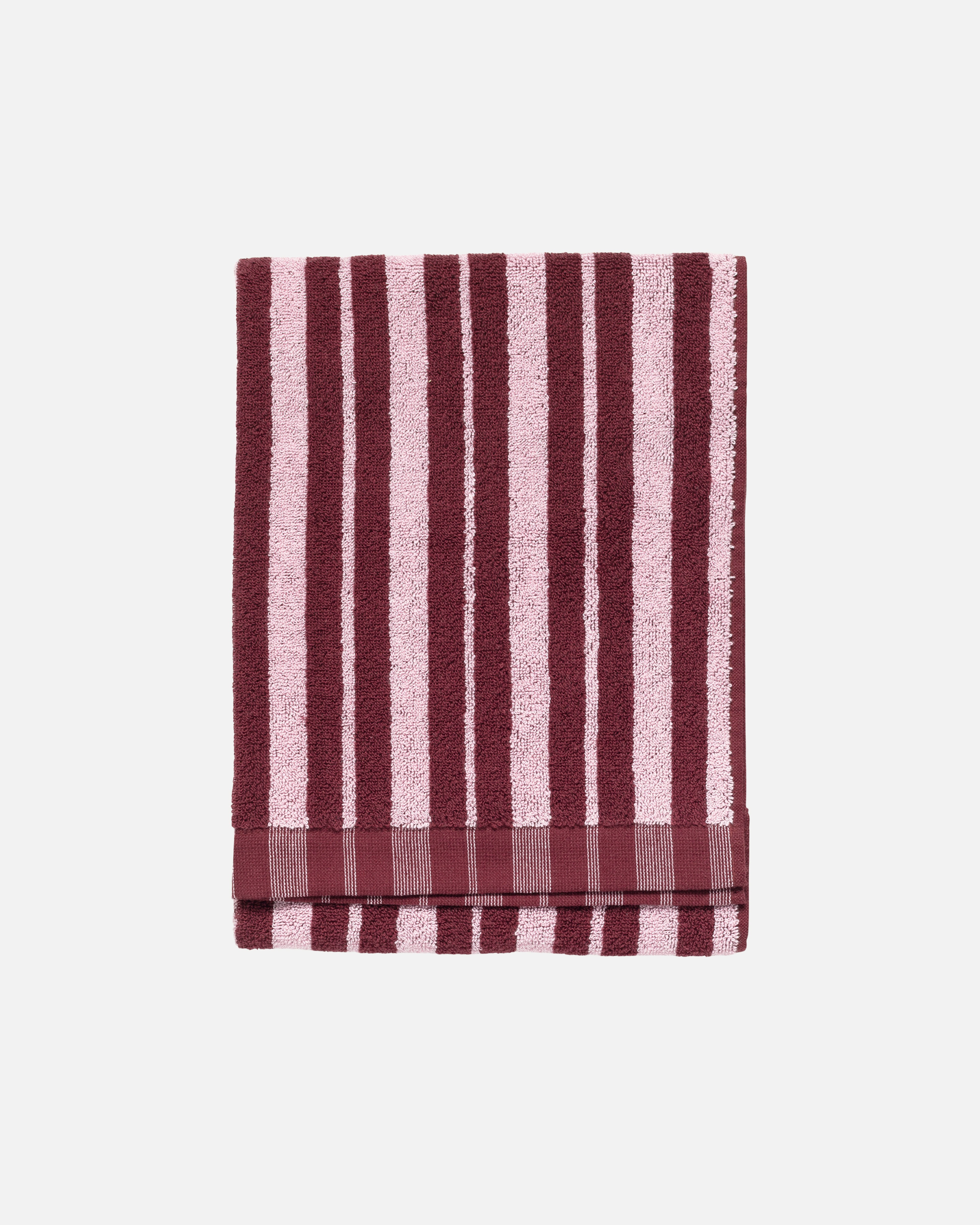 Raide, Hand towel, burgundy, pink,