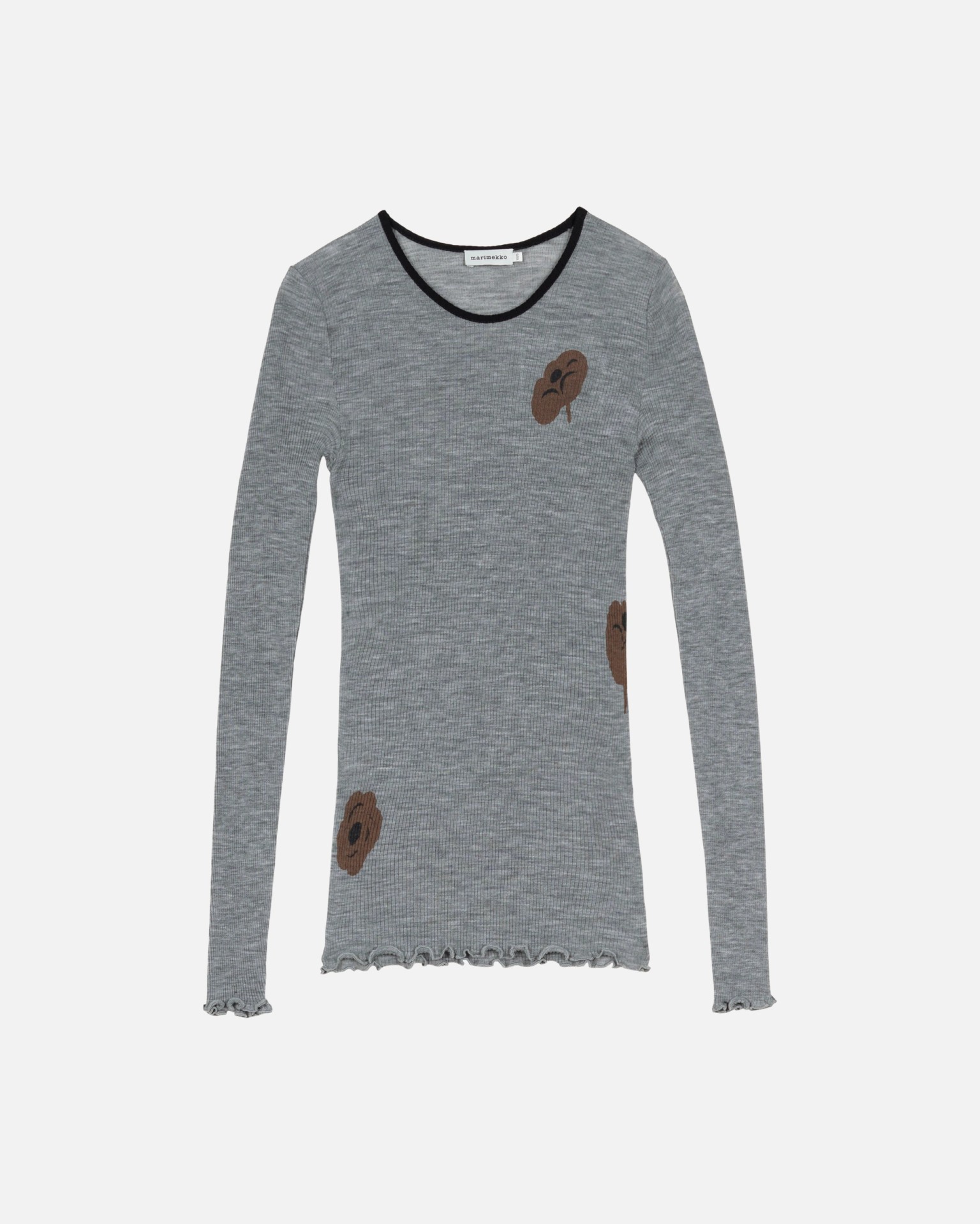 Polkka Tumma Wool rib pullover