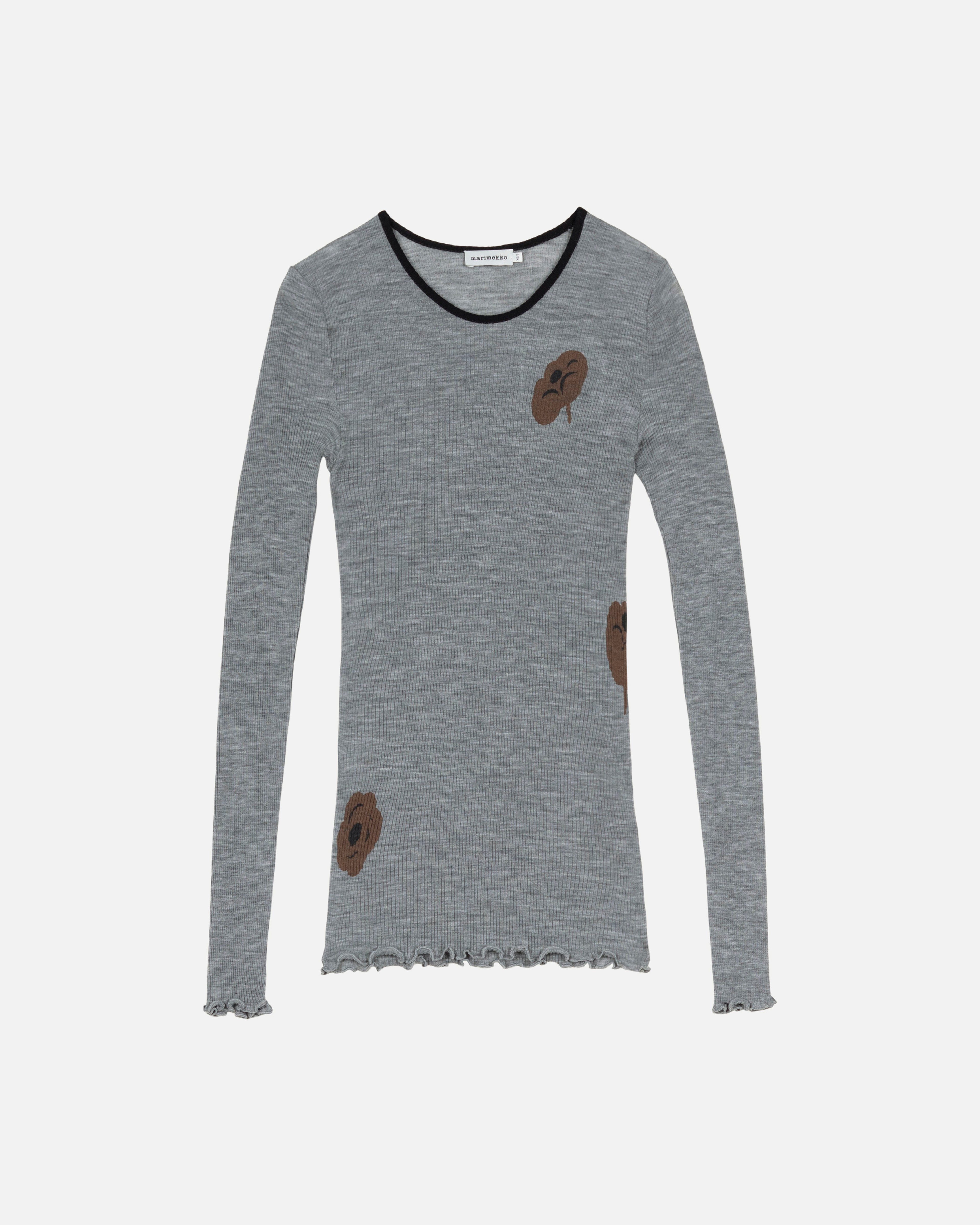 Polkka Tumma Wool rib pullover