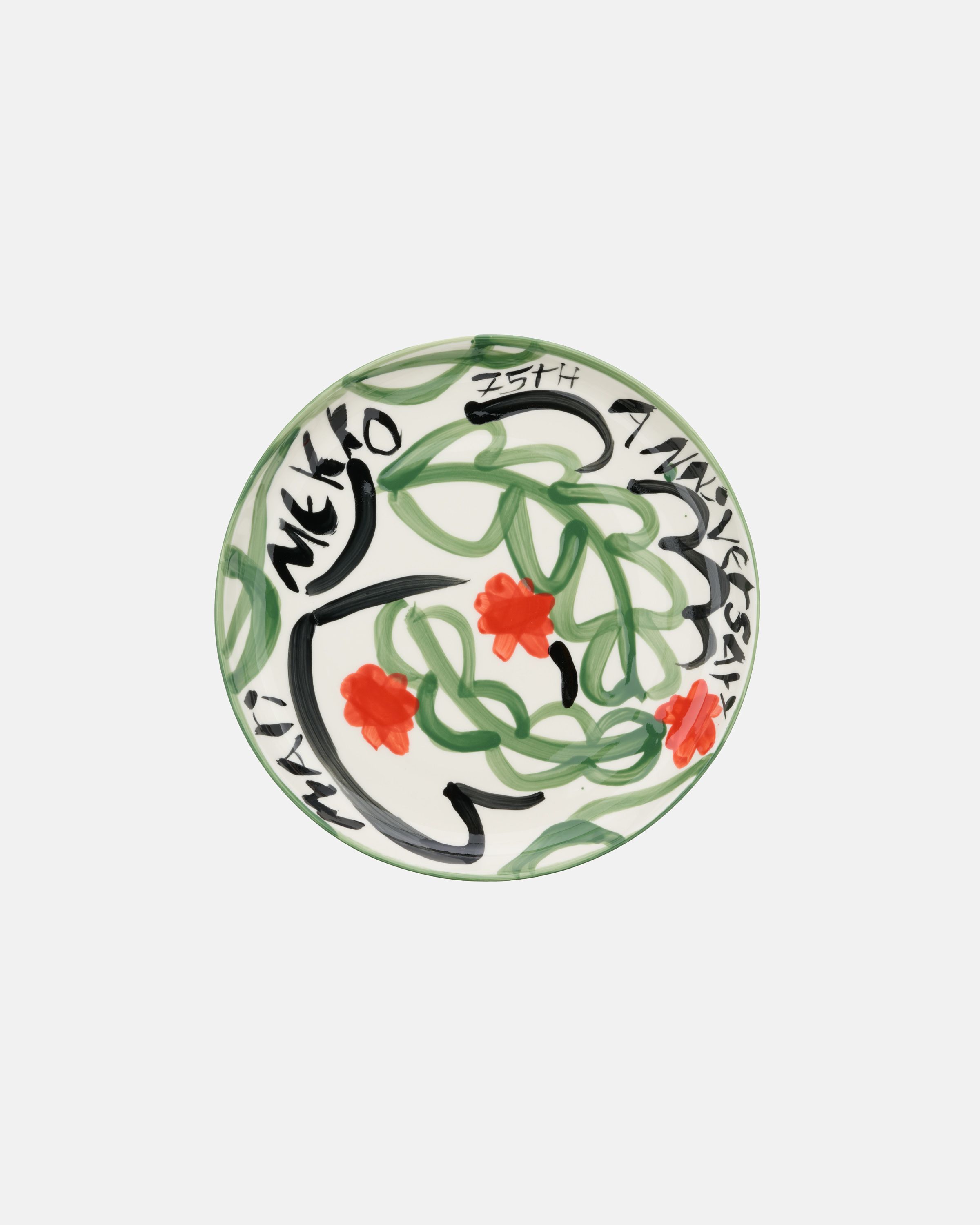 marimekko Oiva SÄÄPÄIVÄKIRJA プレート 32cm Oiva / Marimekko 75th anniversary Collectible plate 32 cm hand