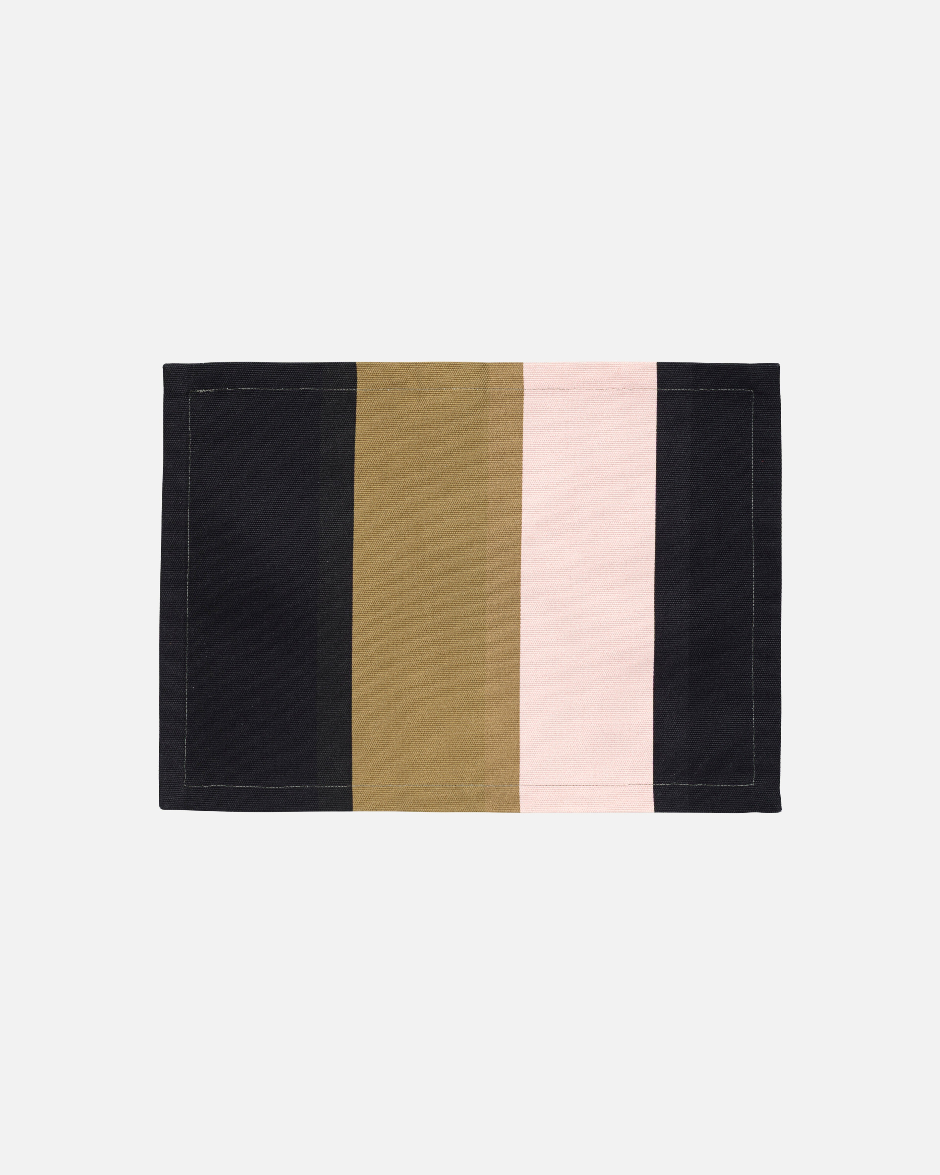 Hennika, Fabric placemat, pink, charcoal, sand,