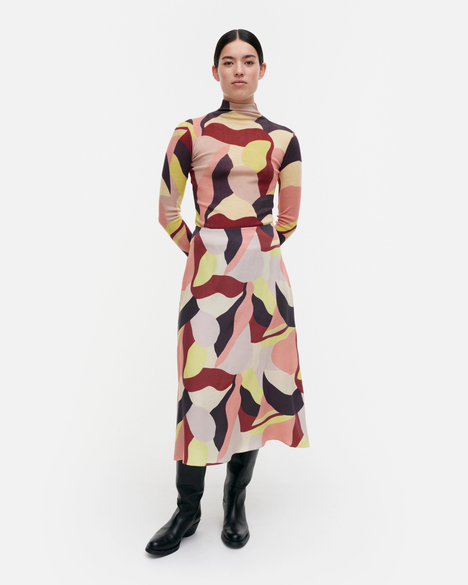 Kreppi Kamelia Skirt