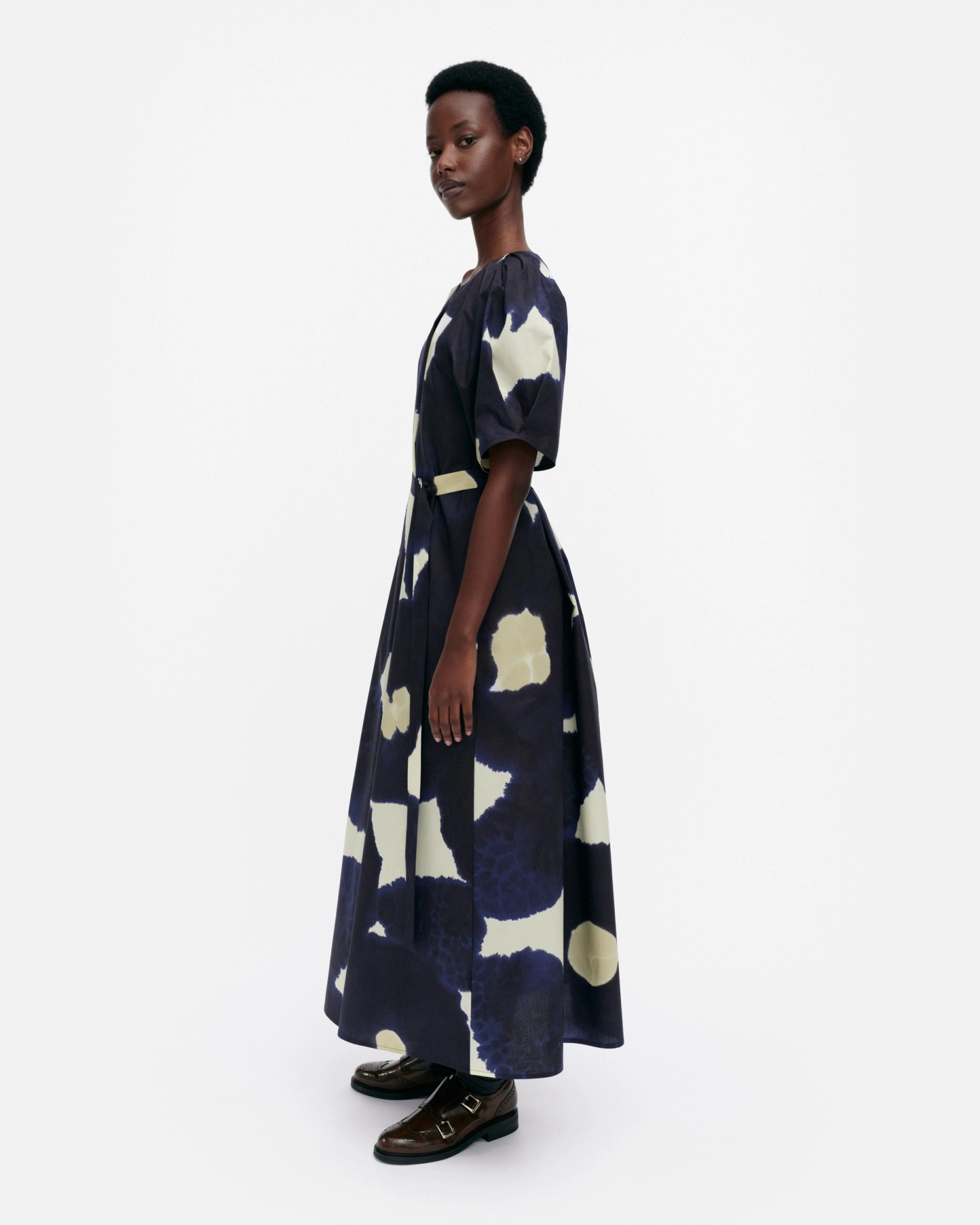 Juhlinta Kehäkukka, Dress, dark blue, light yellow,