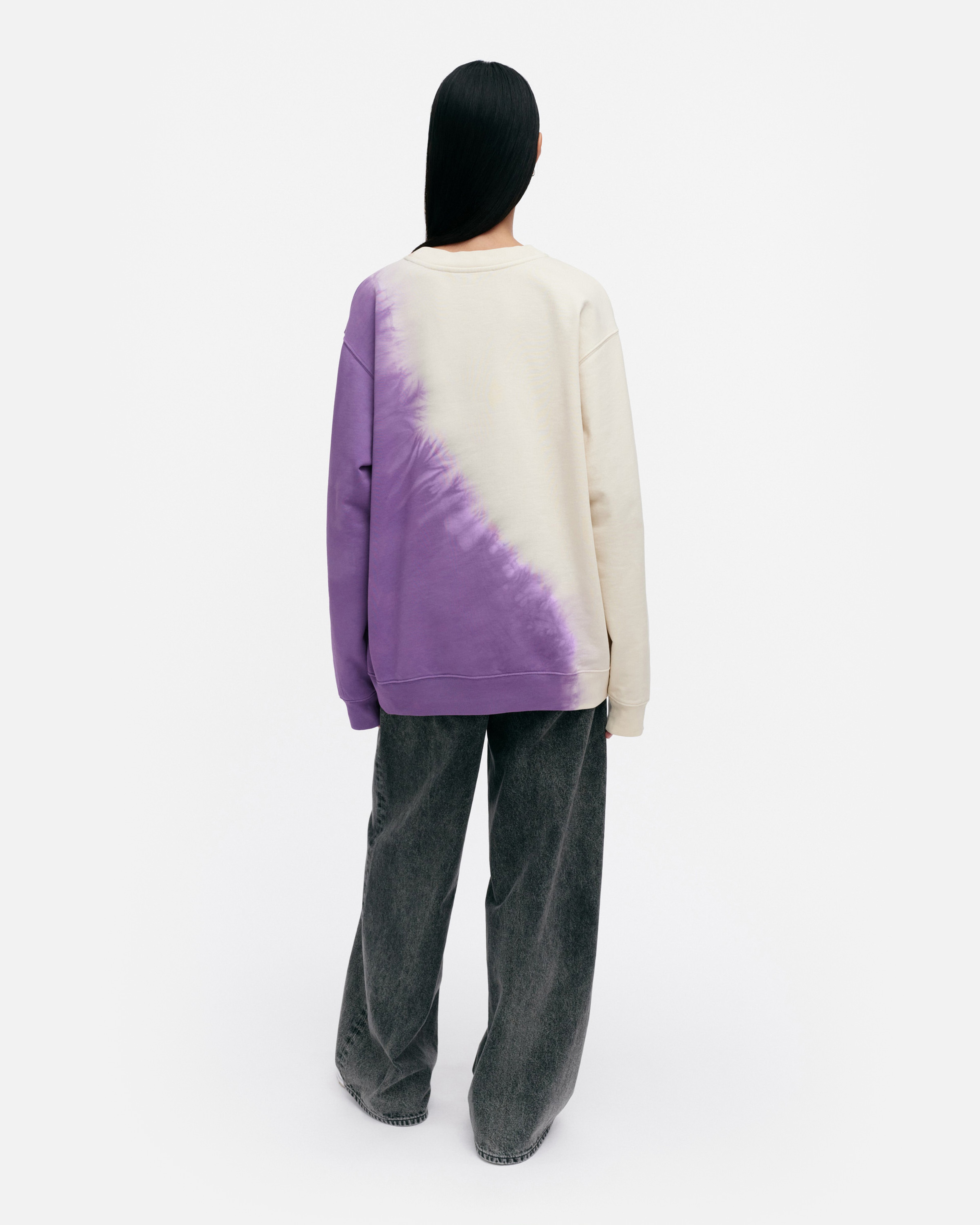 Loisto Vihkiruusu Placement, Kioski sweatshirt, light yellow, lilac, red,