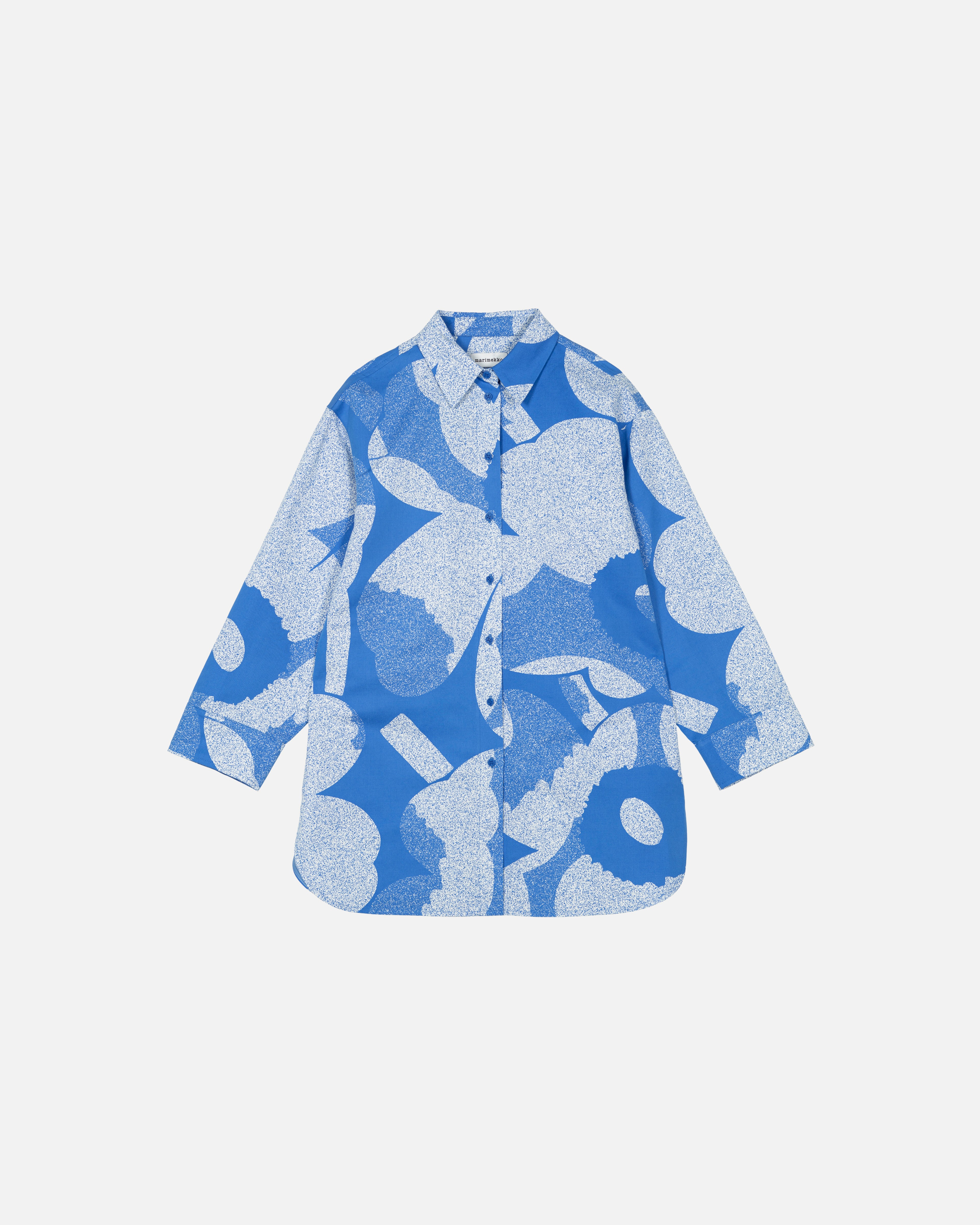 Heitto Unikko, Blouse, blue, white,