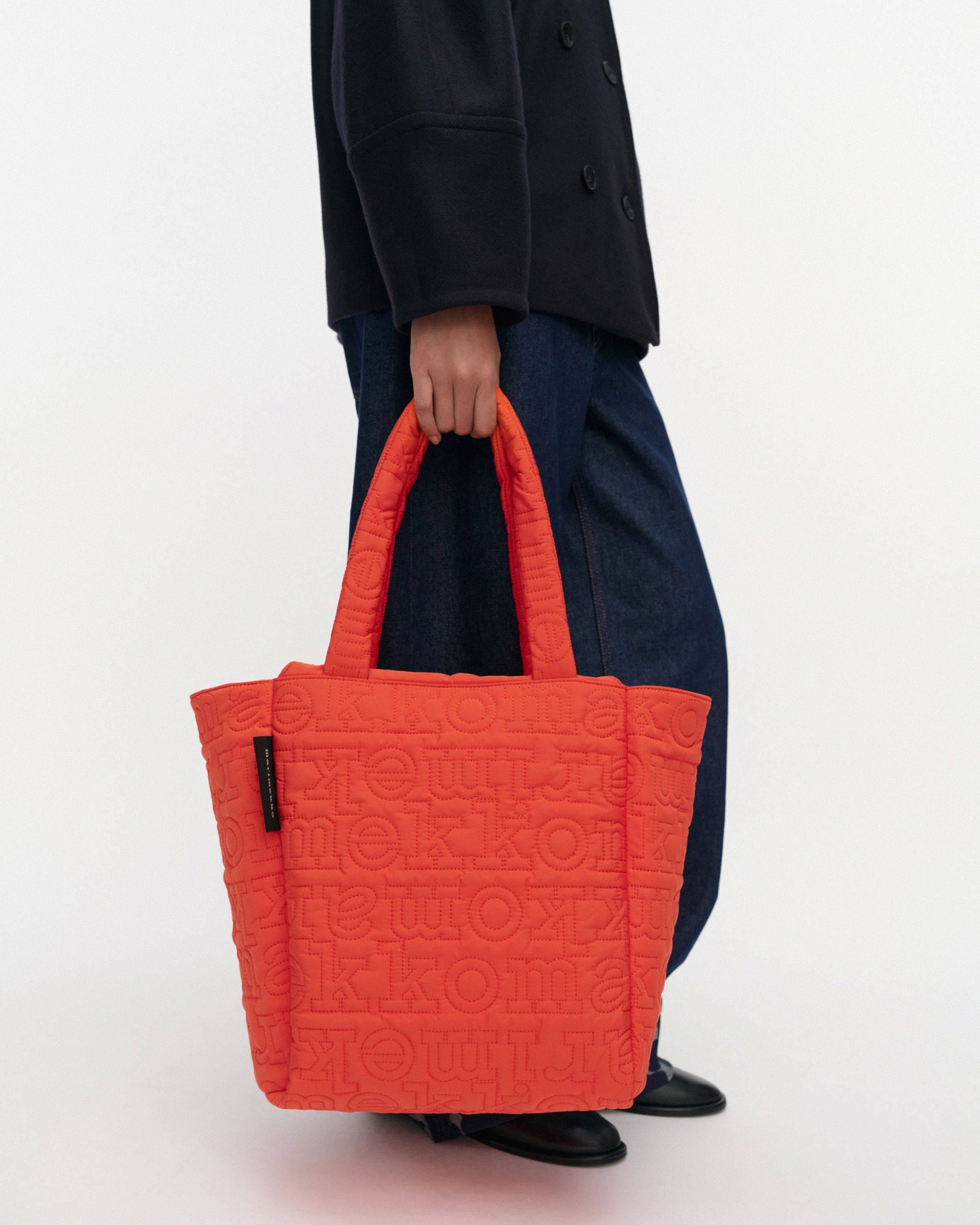 Joy Tote M Logo Shoulder bag red | Marimekko