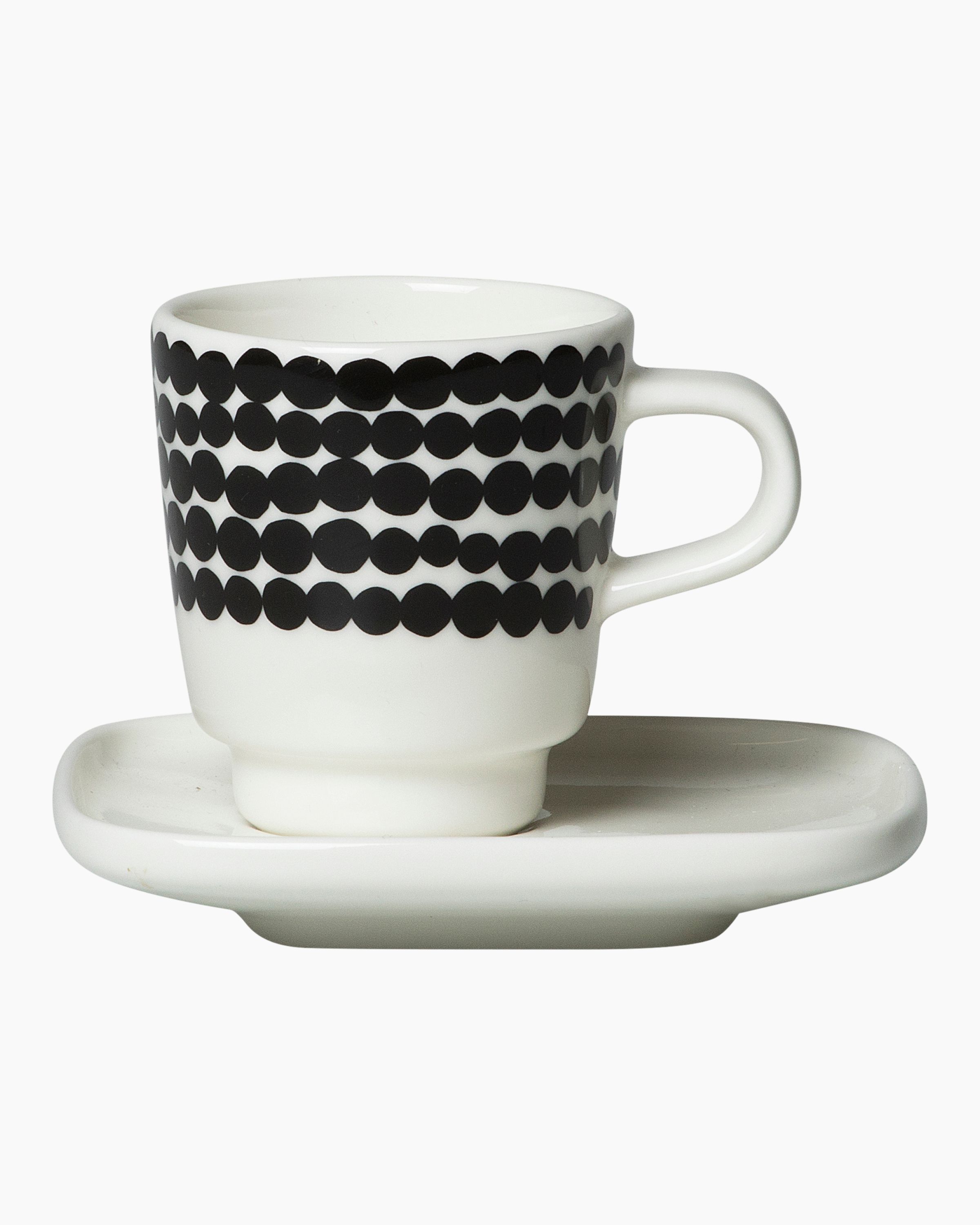 Oiva / Siirtolapuutarha Espresso cup and plate 10x10 cm