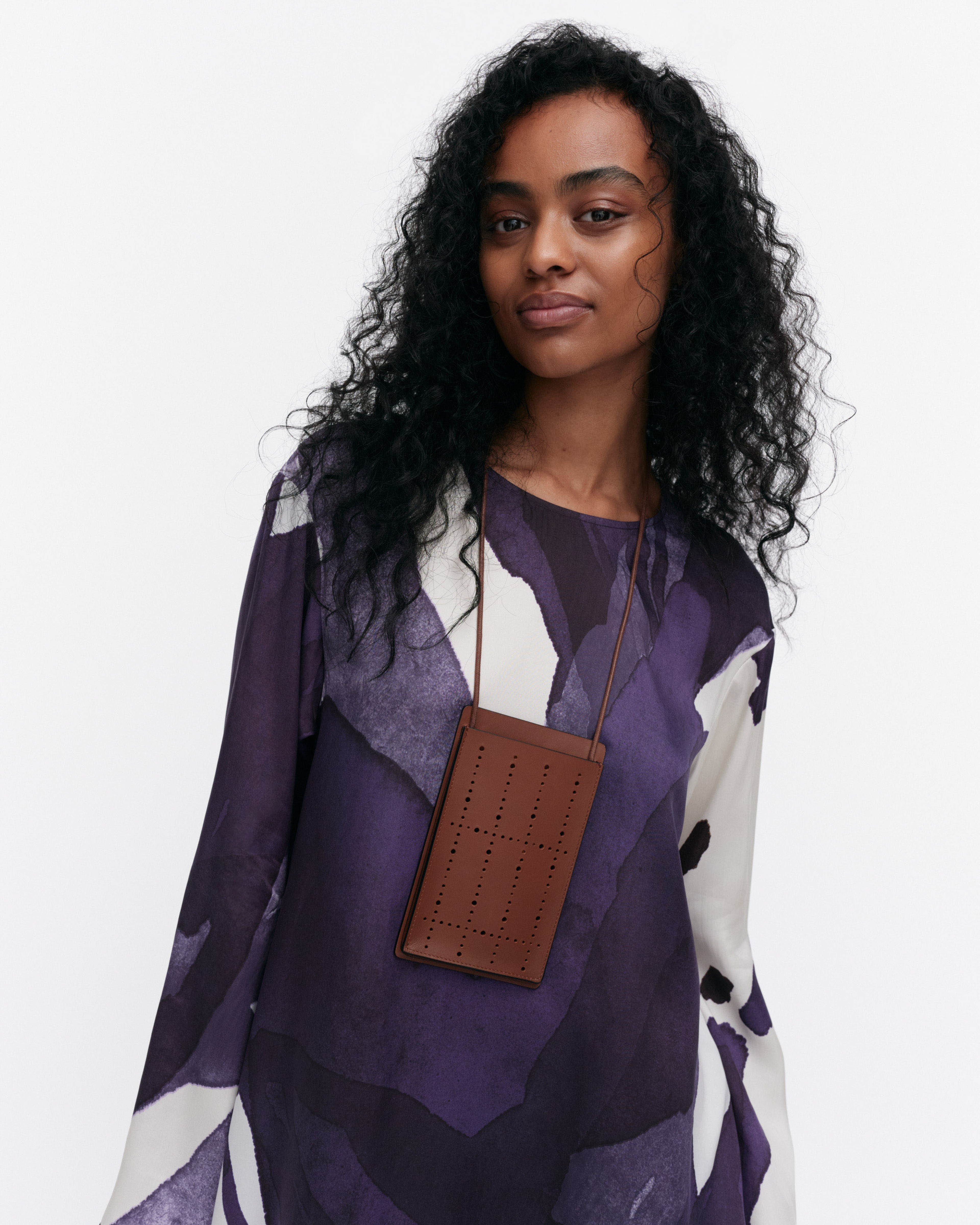 Imprint Phonepocket Tiiliskivi, Shoulder bag, brown,