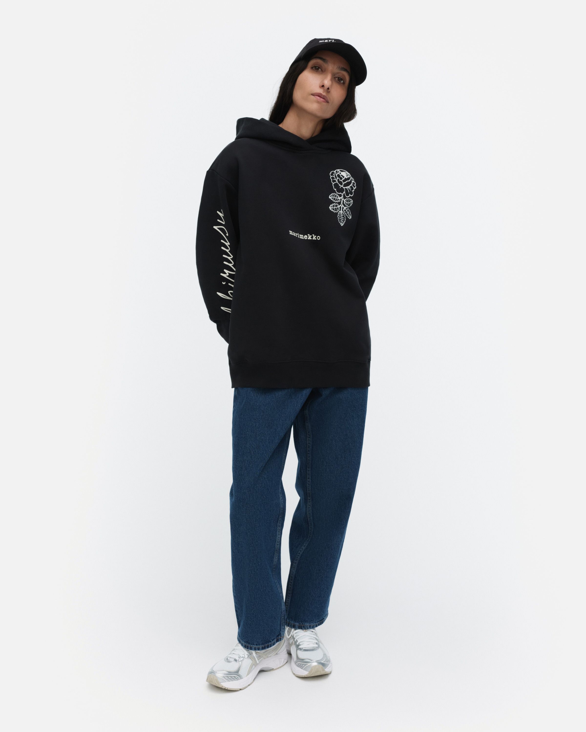 Peite Vihkiruusu Placement Kioski hoodie | Marimekko