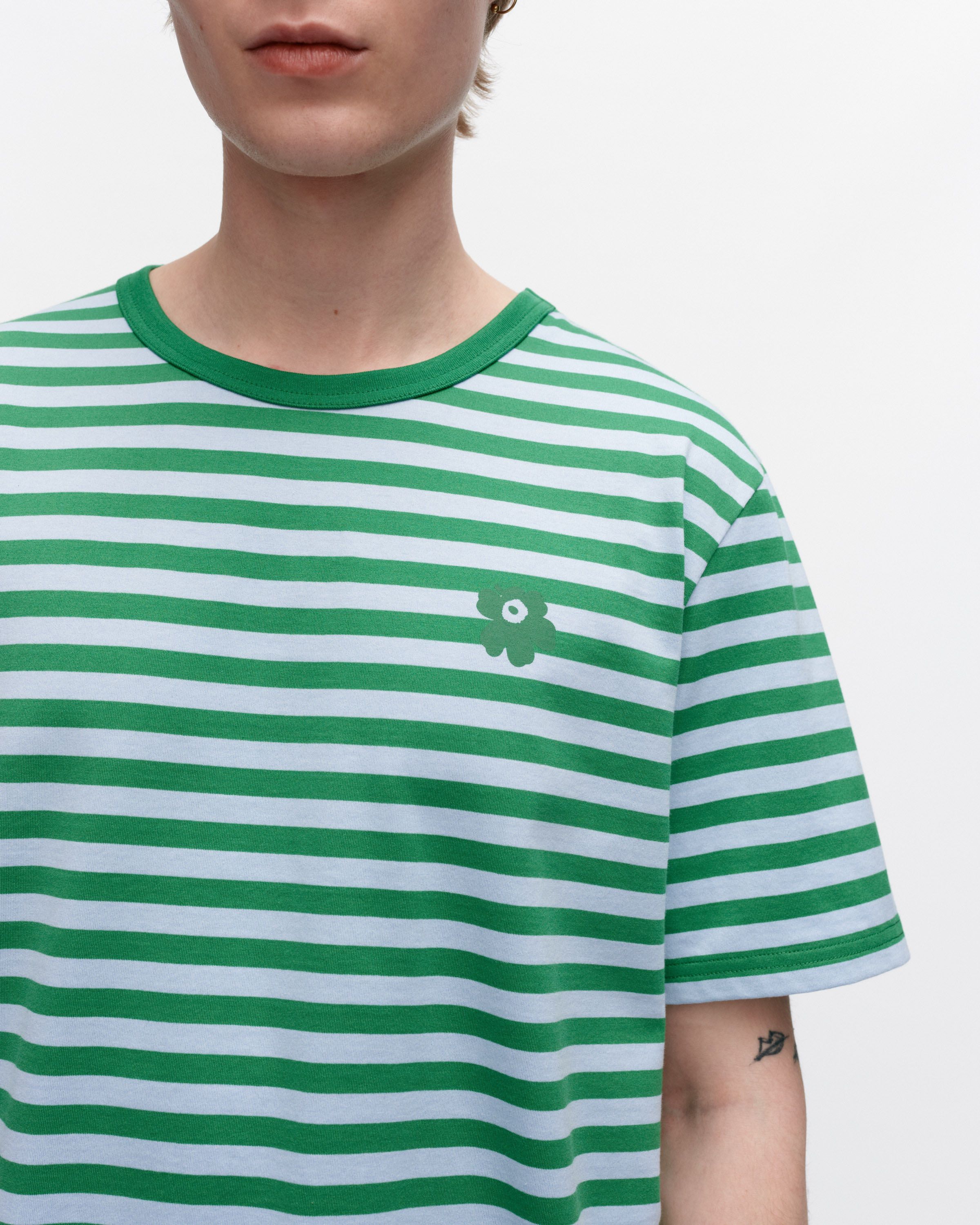 Kioski Tasaraita Men´s Shortsleeve T-shirt | Marimekko