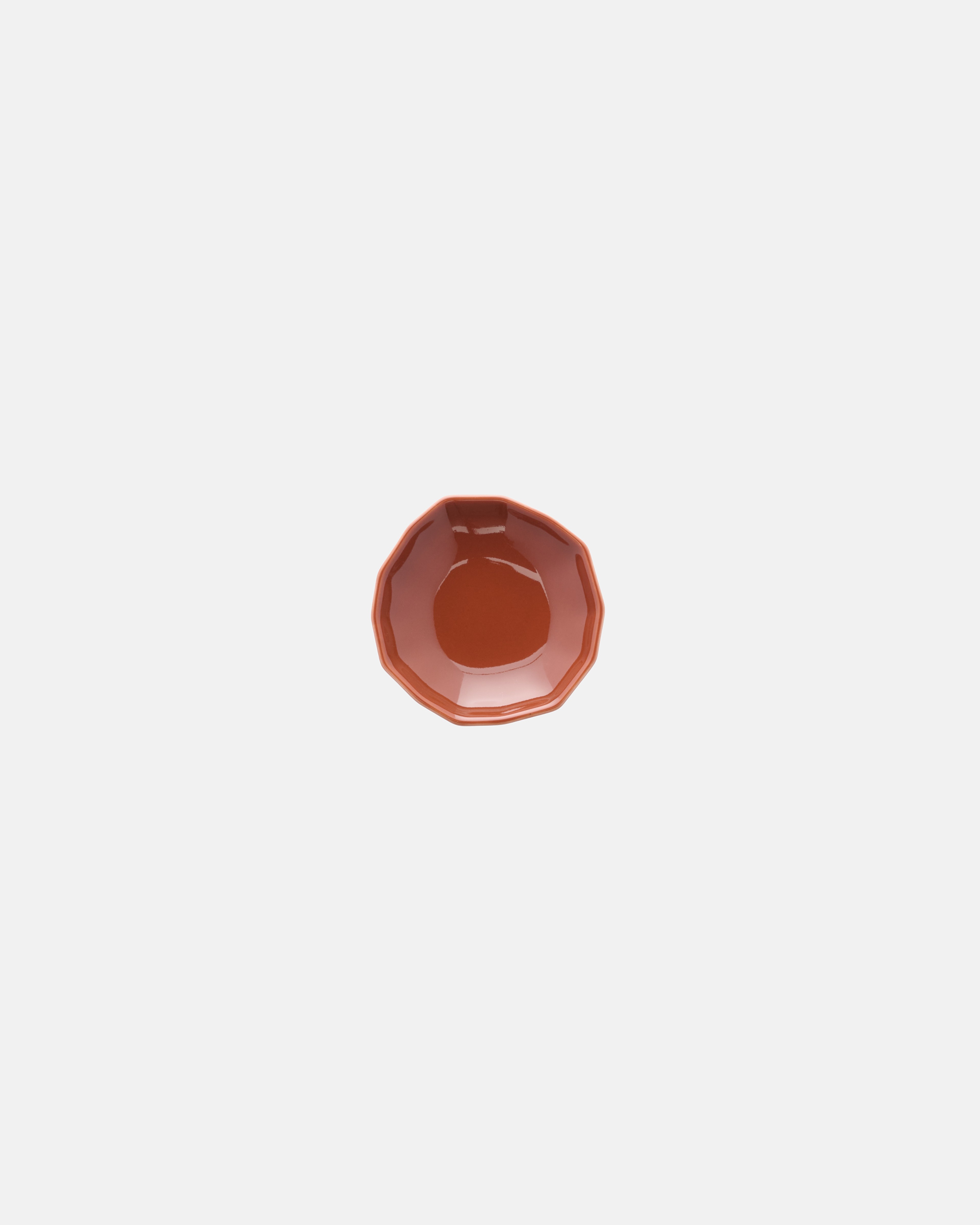 Kivet, Assiette 9 cm, châtaigne,