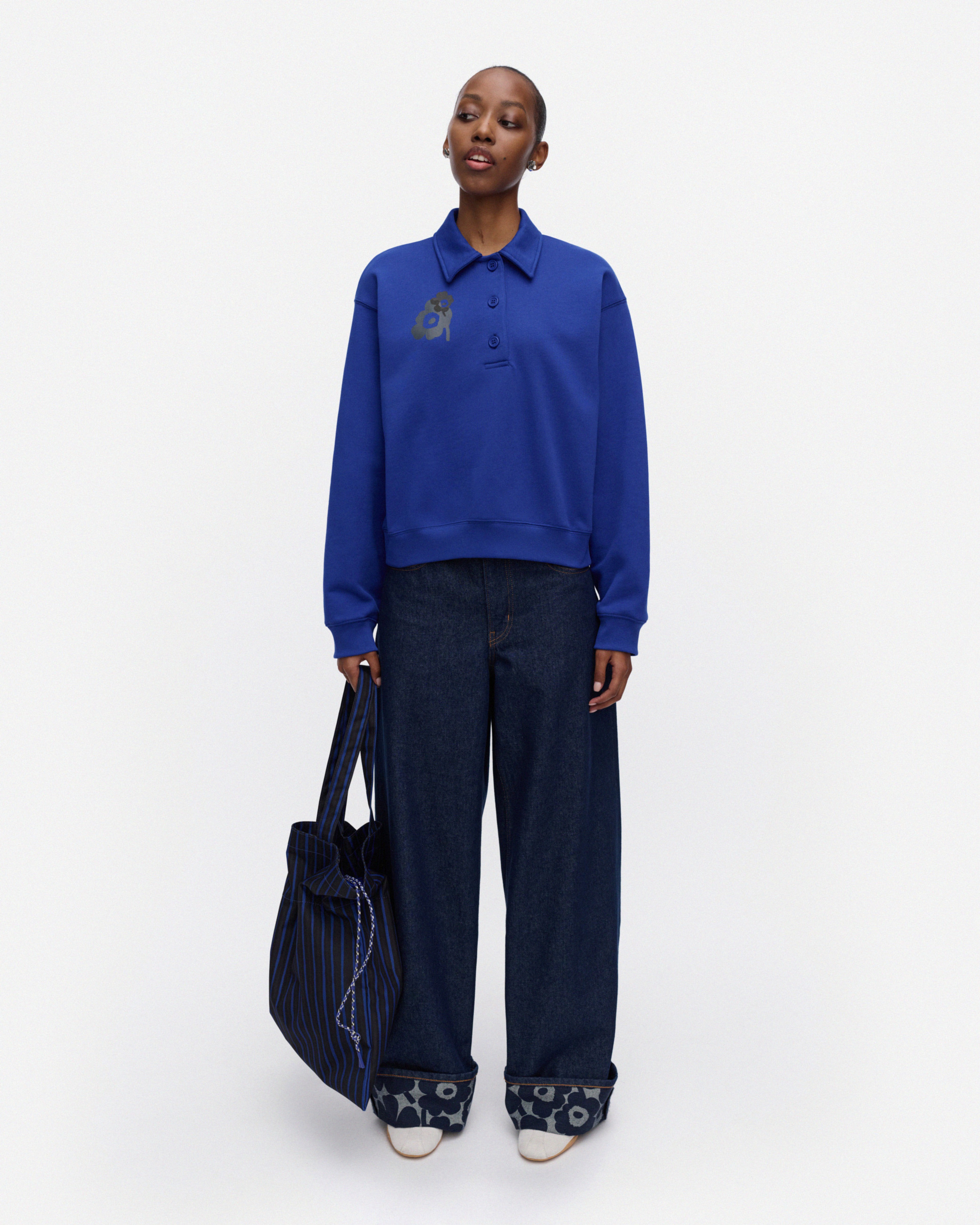 Toiminta Unikko Placement, Kioski sweatshirt, blue, grey,