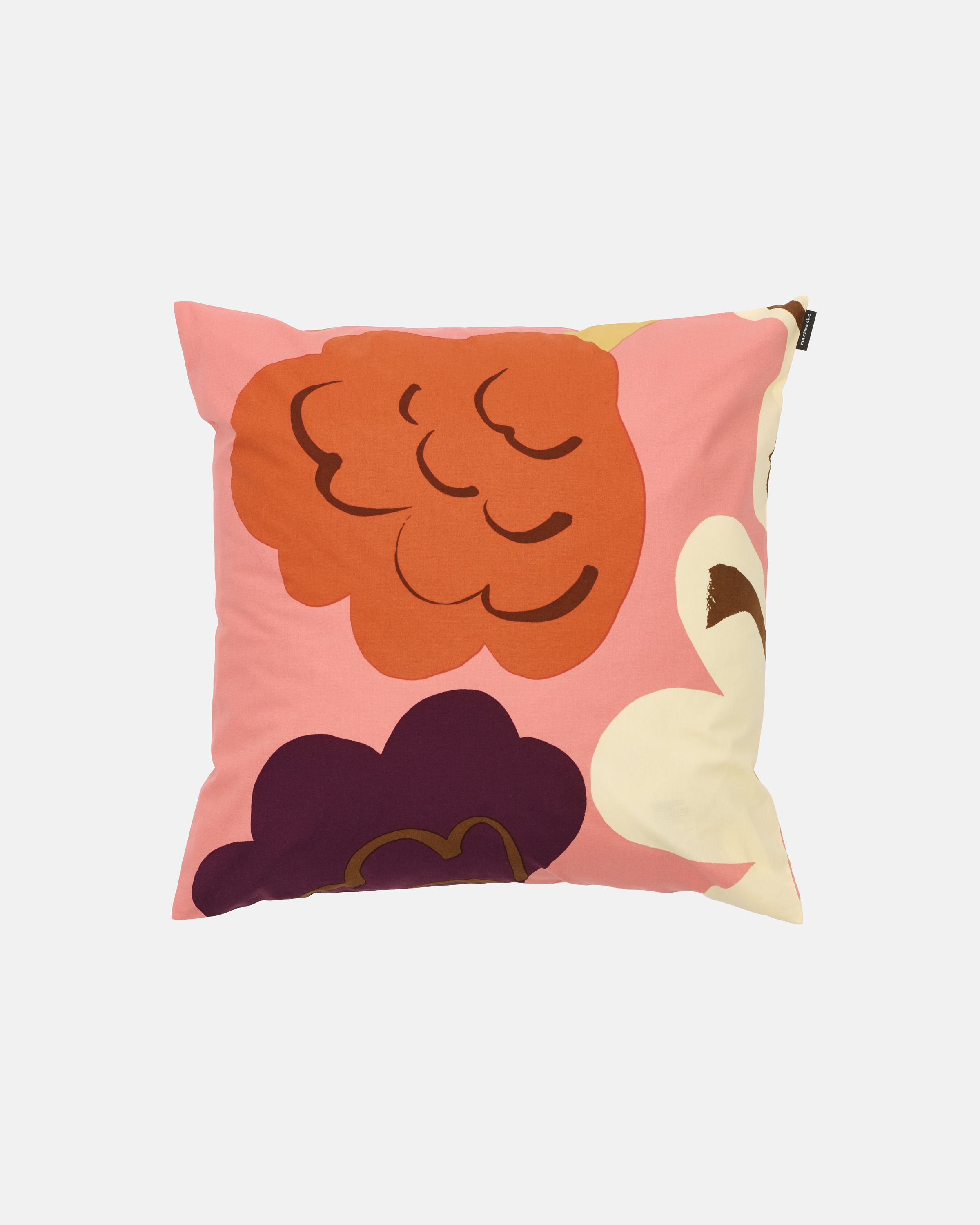 m*3様 レアmarimekko  kivi スイートピンク Kukasta kukkaan Pillow cover pink,off white,plum,terracotta