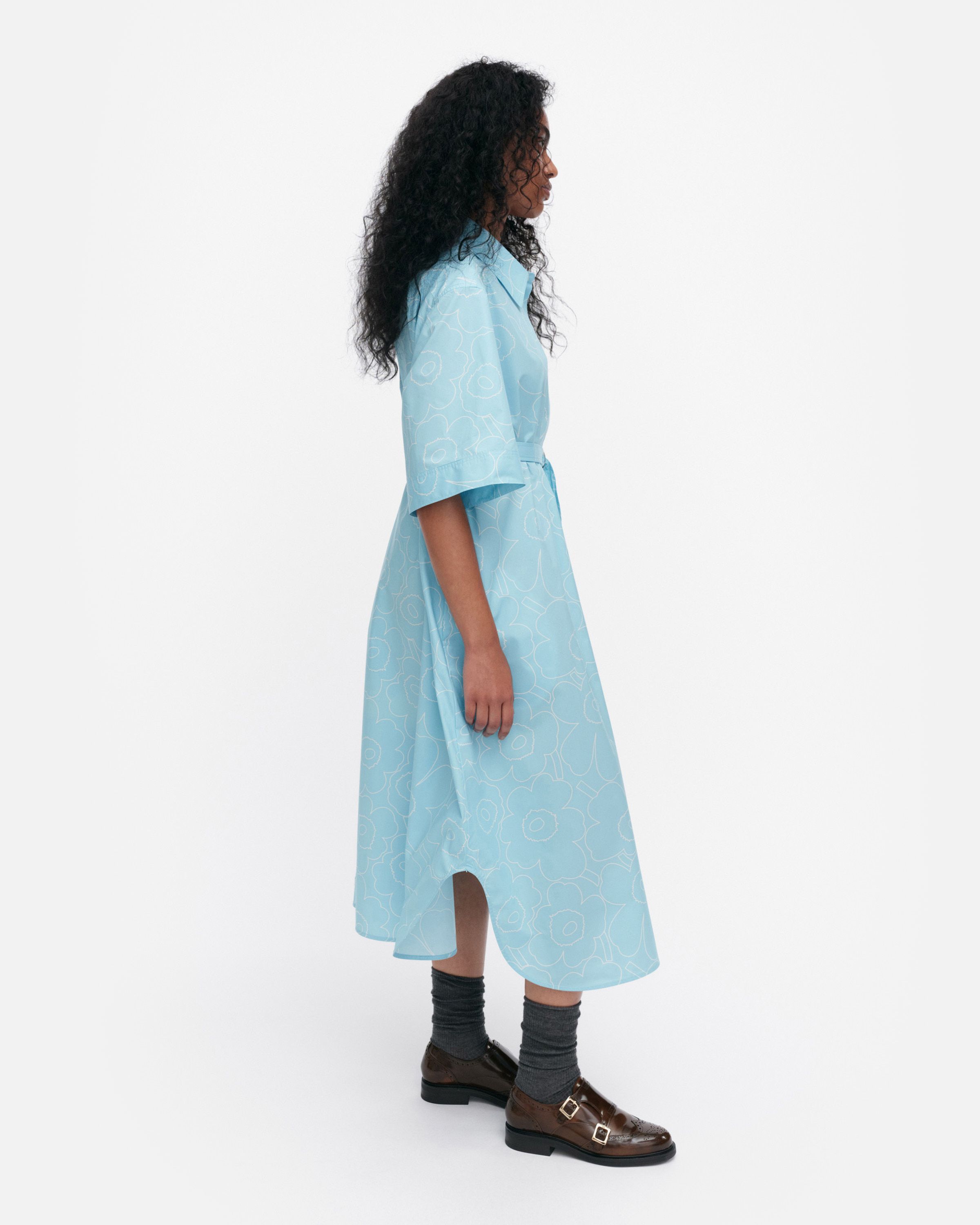 ☆ marimekko ☆ Popliini Piirto Unikko 510- シャツドレス Popliini Piirto Unikko Dress | Marimekko