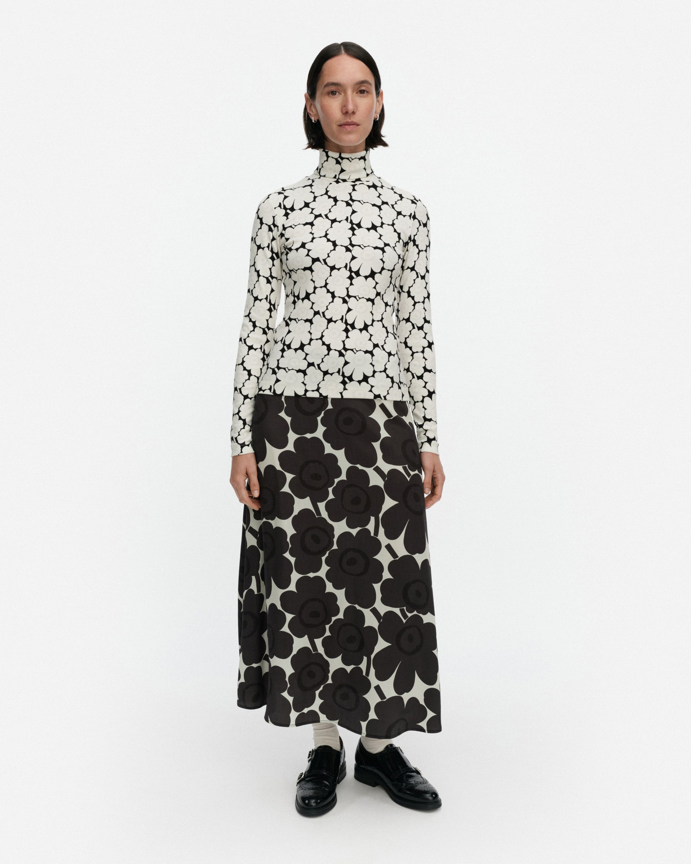 Emali Unikko Turtleneck shirt | Marimekko