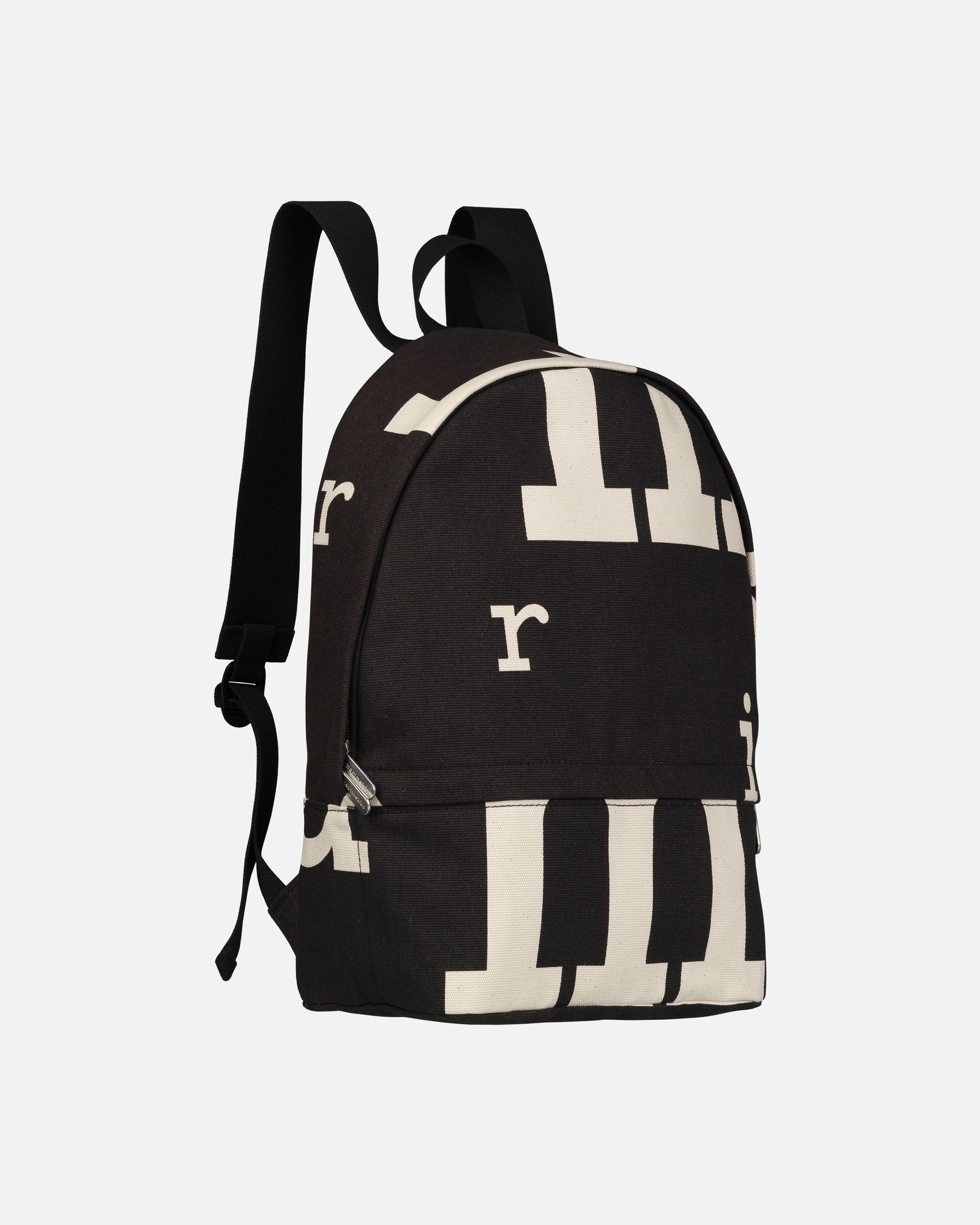 Enni Marimerkki Backpack black, off white | Marimekko