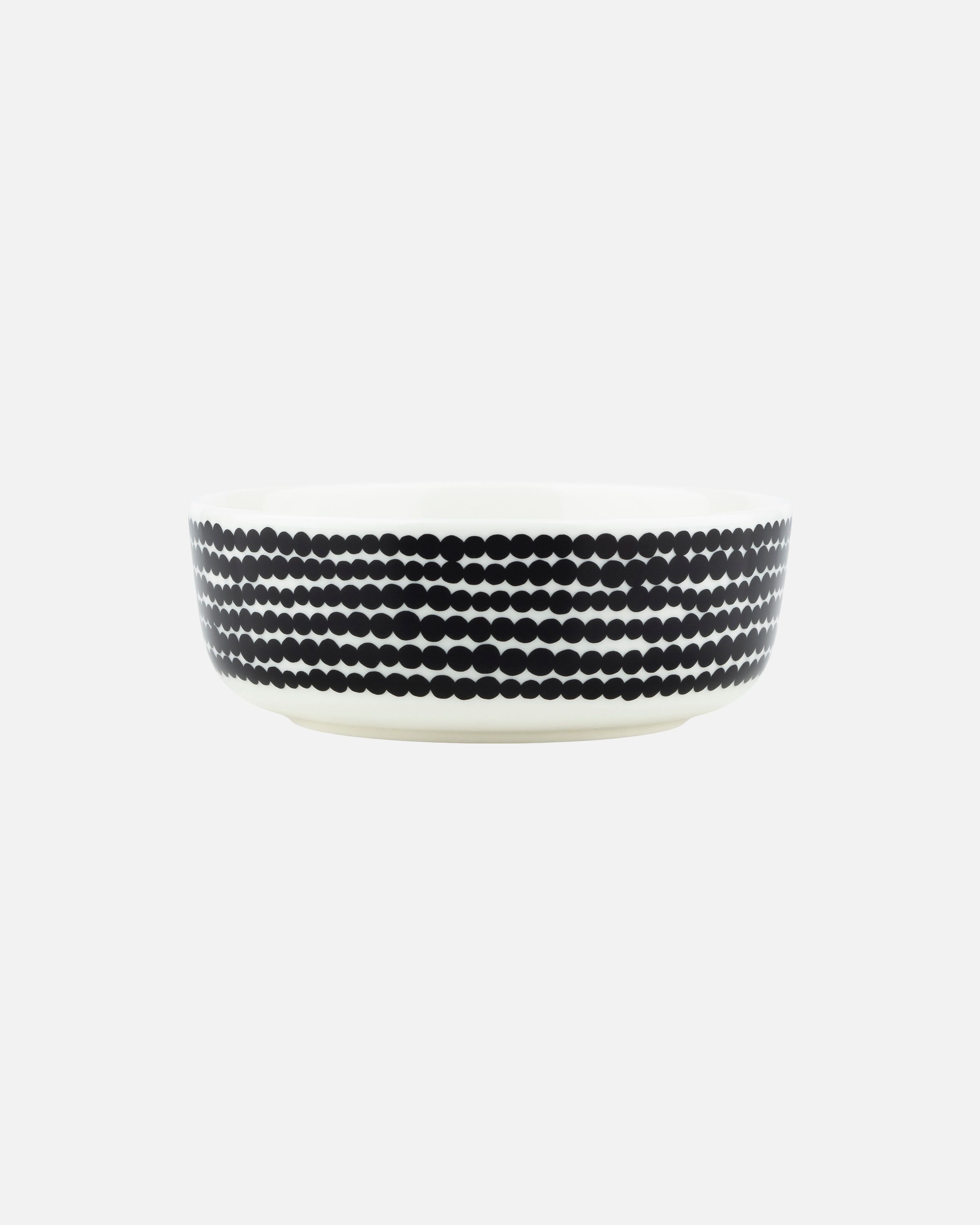Oiva / Siirtolapuutarha Bowl 4 dl white,black | Marimekko