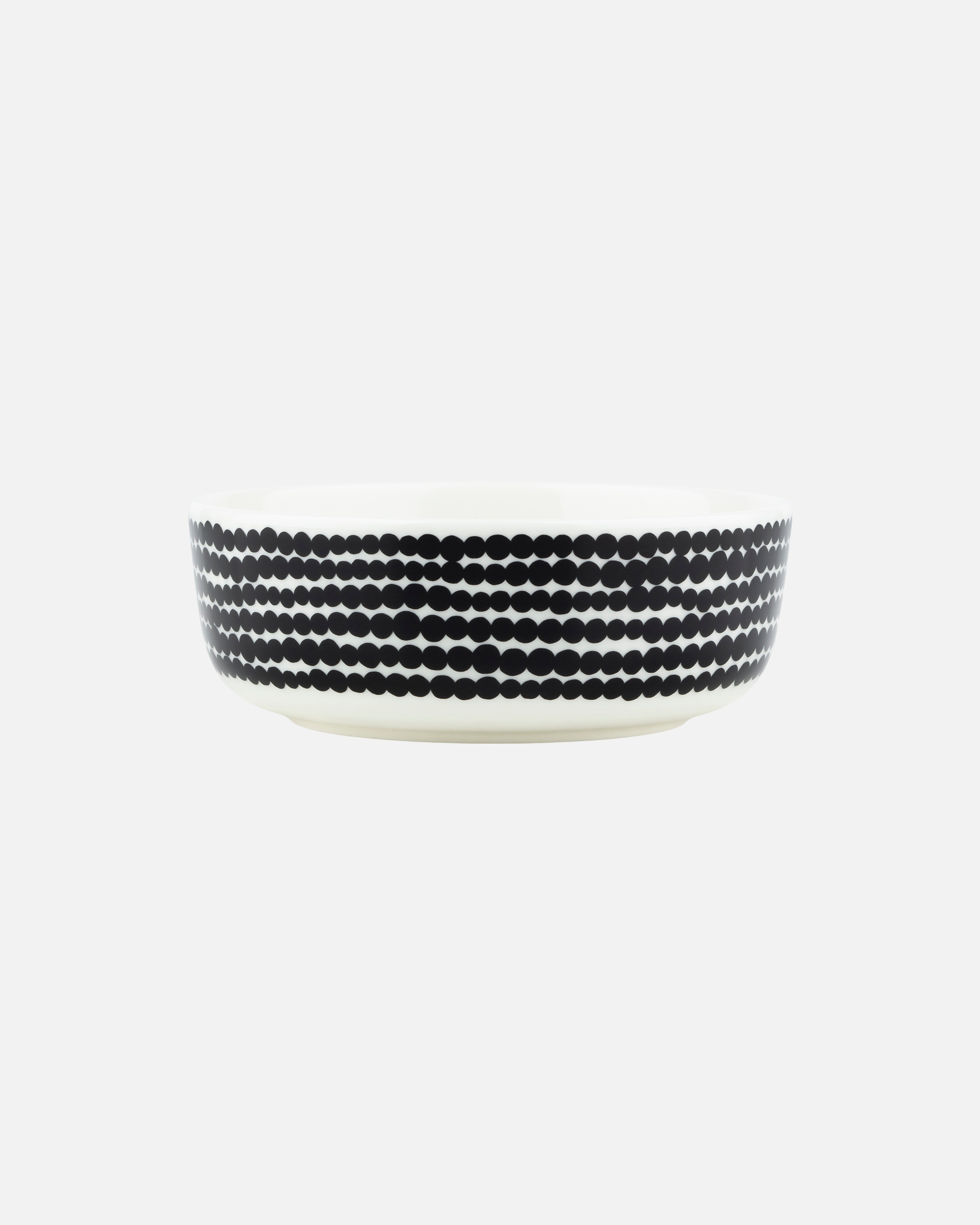 Oiva / Siirtolapuutarha, Bowl, white,black,