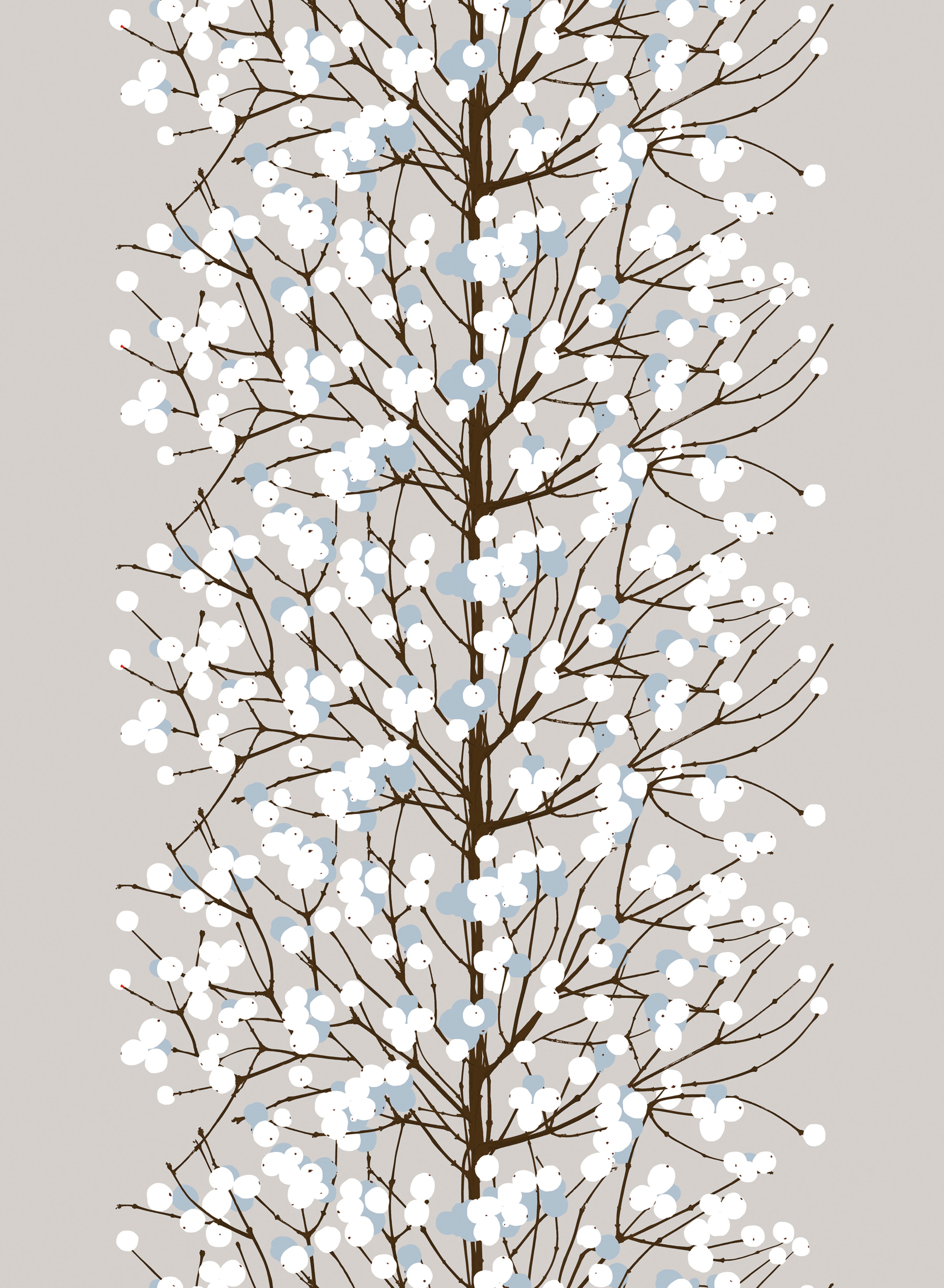 Lumimarja, Cotton fabric, beige,brown,blue,