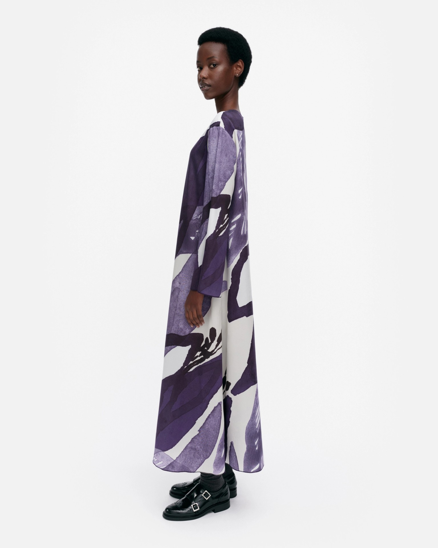 Fluidi Kylmänkukka, Dress, violet, off white,