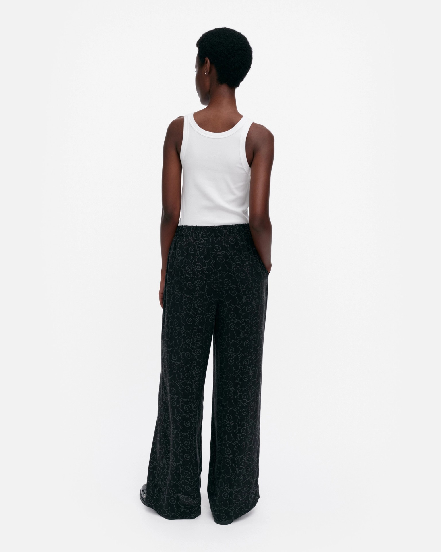 Oanet Piirto Unikko, Trousers, black, dark grey,