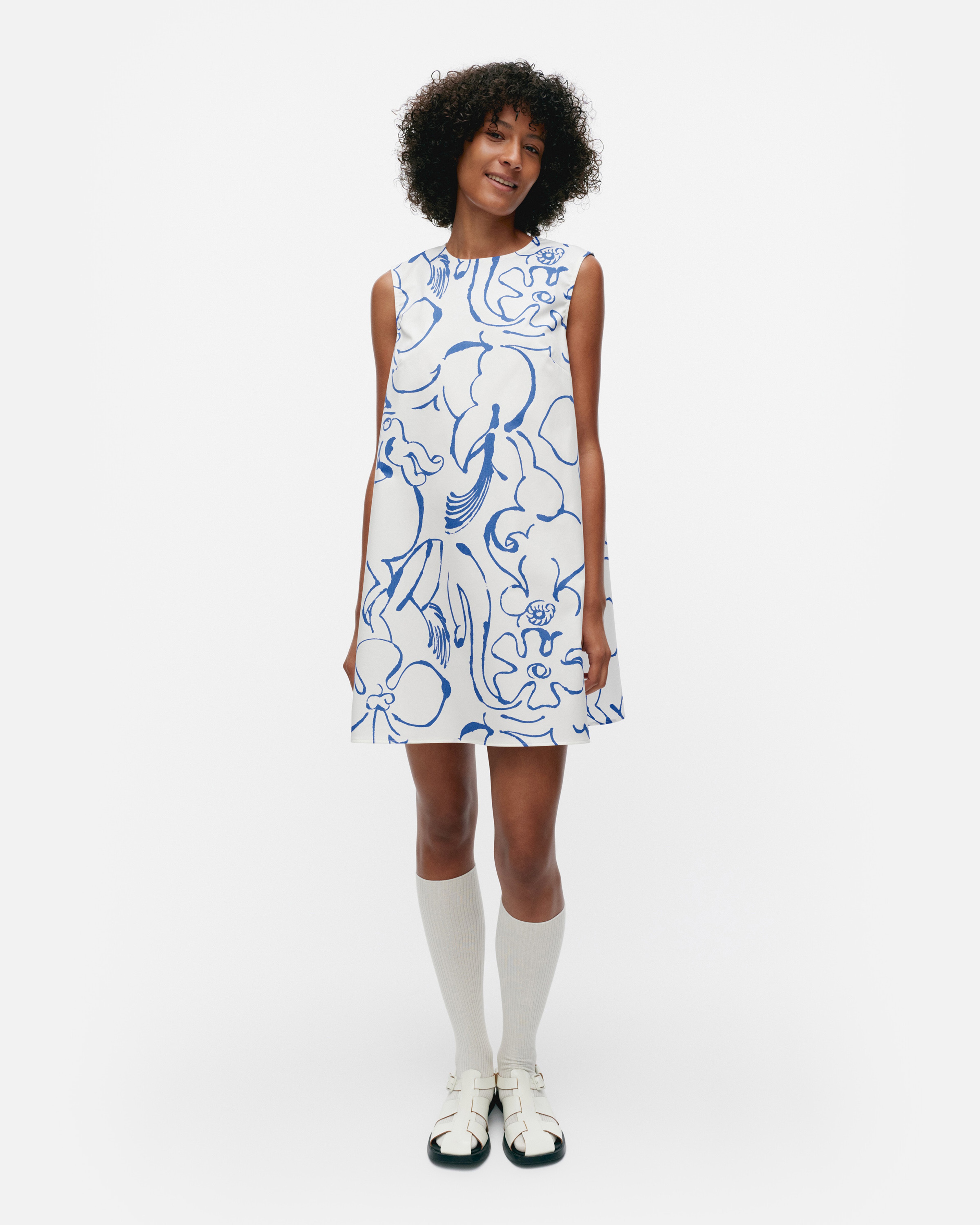 Palatsi Baluns, Marimini dress, white, blue,