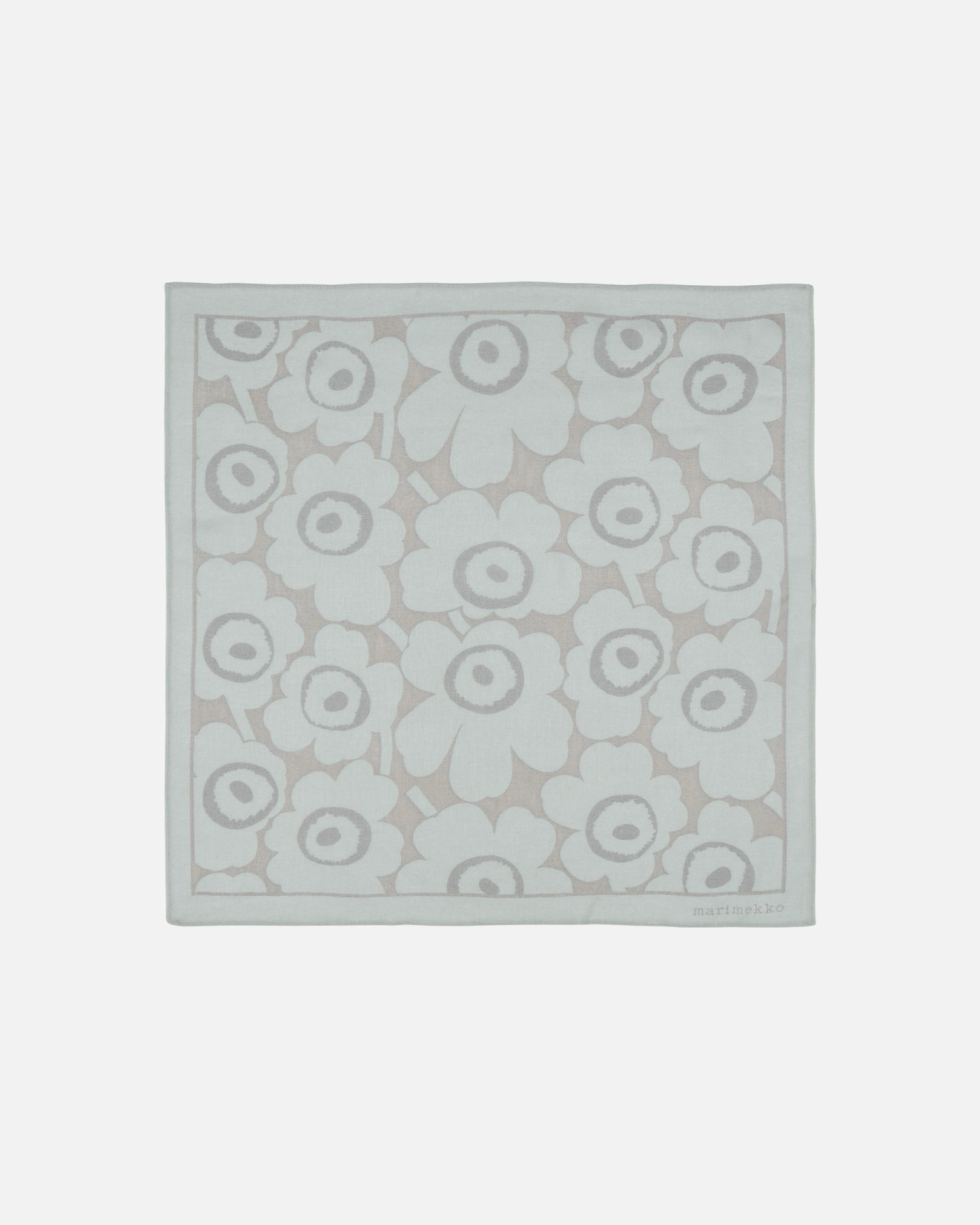 Kuittaus Unikko, Scarf, grey, light grey,