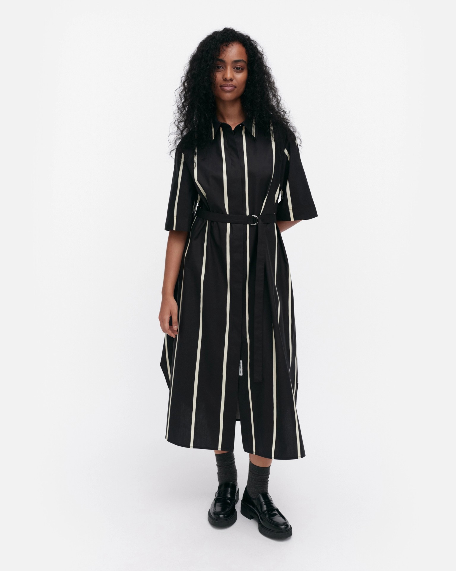 Paperi Puhveli, Dress, black, light yellow,