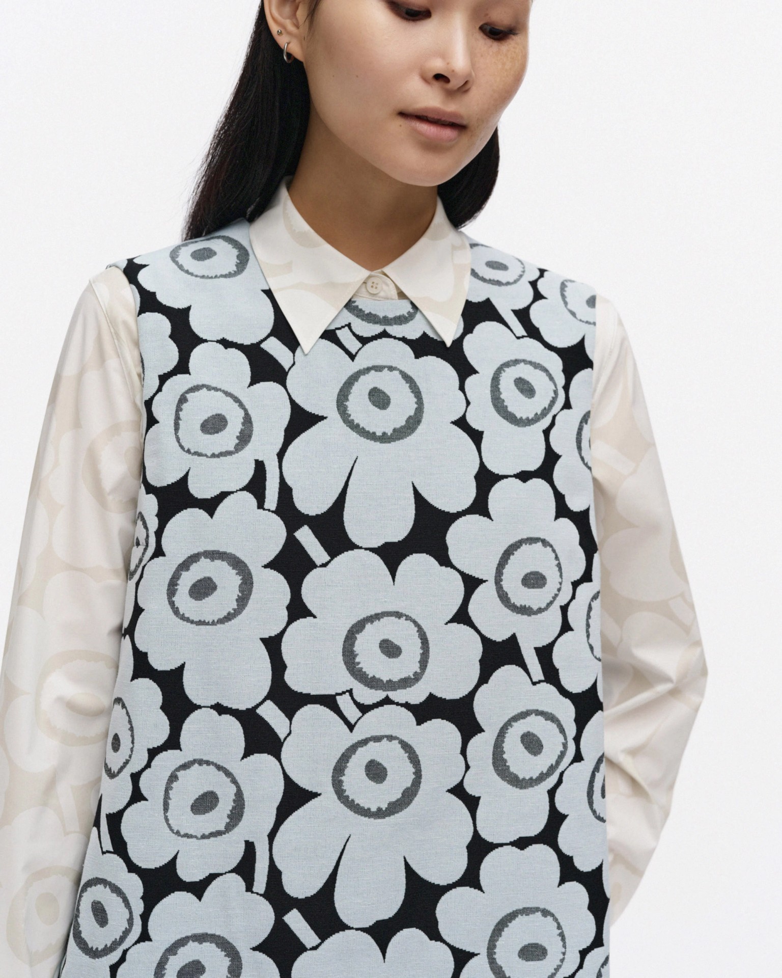 Hahmo Unikko, Marimini dress, black, light blue,