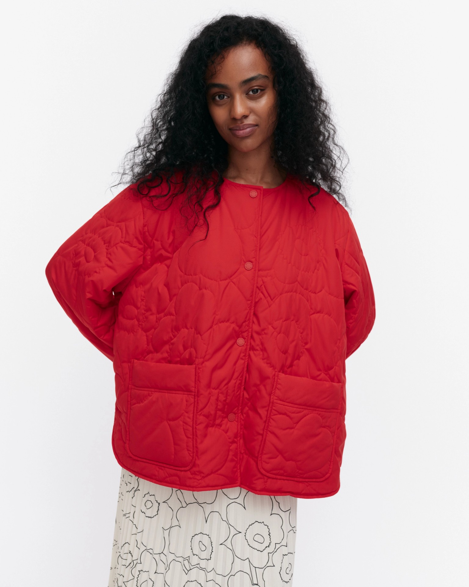 Kapseli Piirto Unikko Lightweight padded coat
