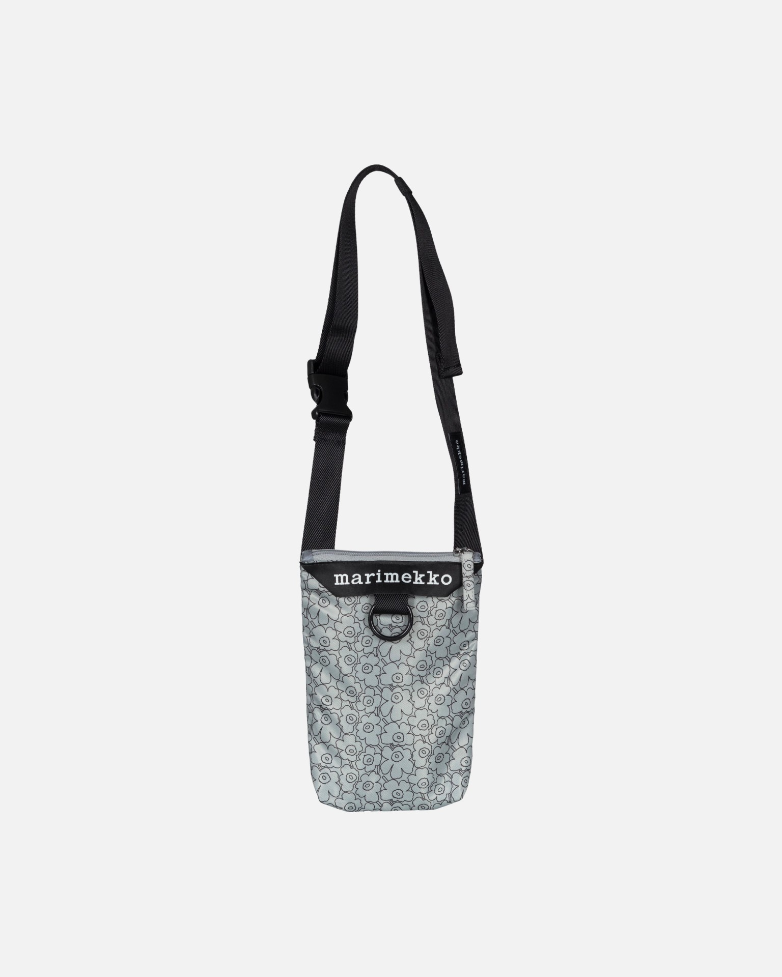 Neat Phone Pocket Piirto Unikko, Shoulder bag, grey, black,