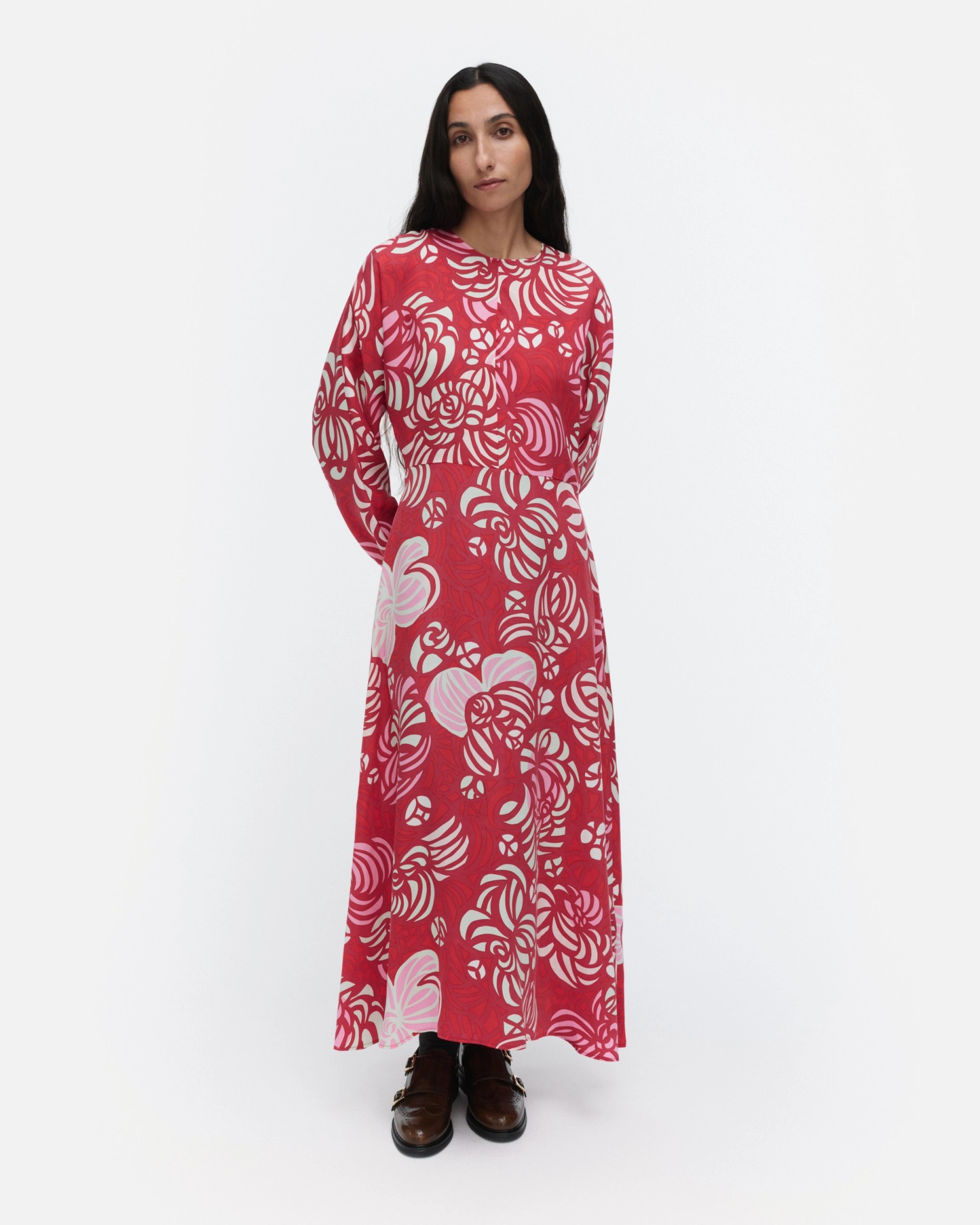 Rytmi Torstai, Dress, red, light turquoise, pink,