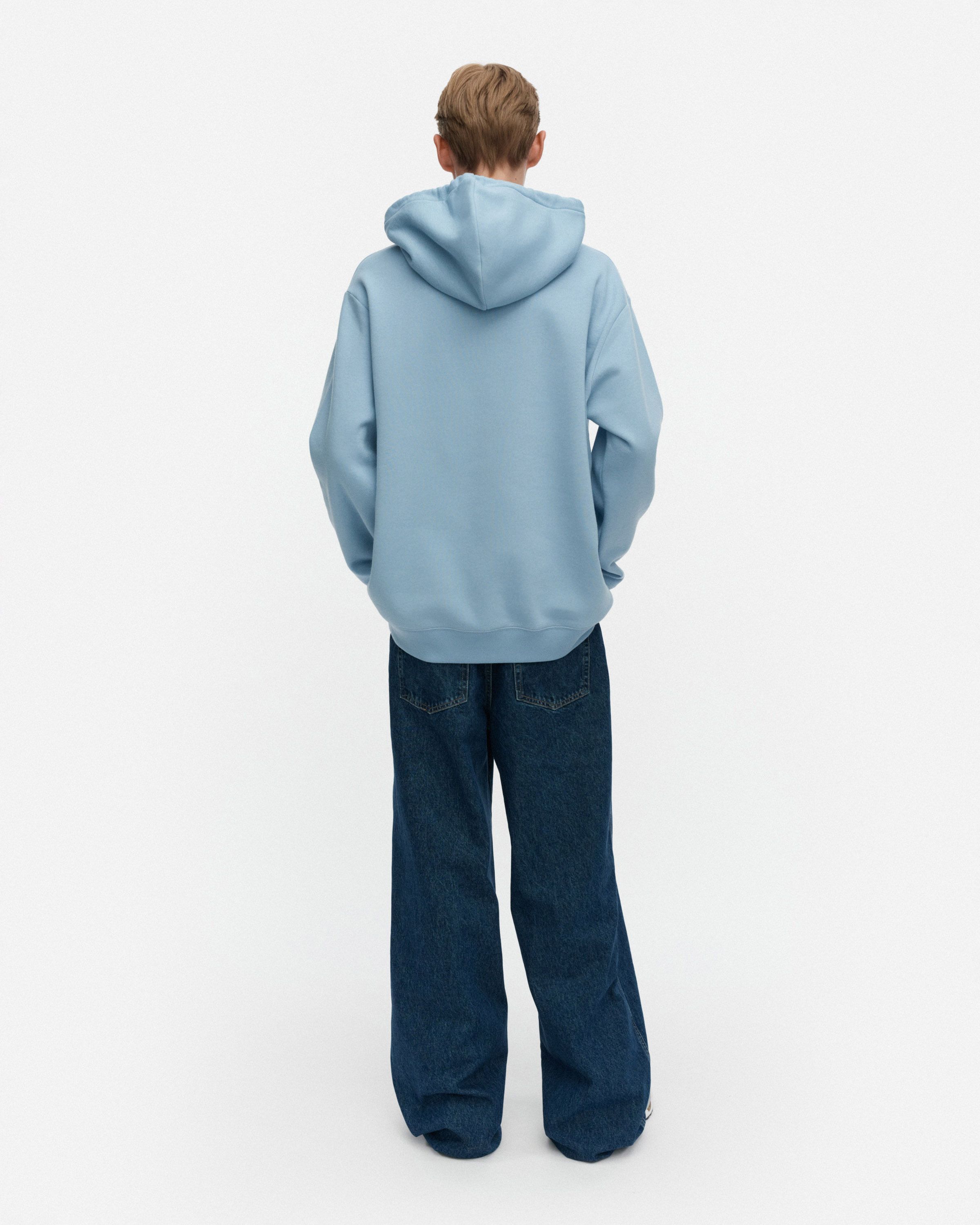 marimekko UNIKKO/RUNOJA ホワイト　Hoodie Runoja Unikko Placement Kioski hoodie | Marimekko
