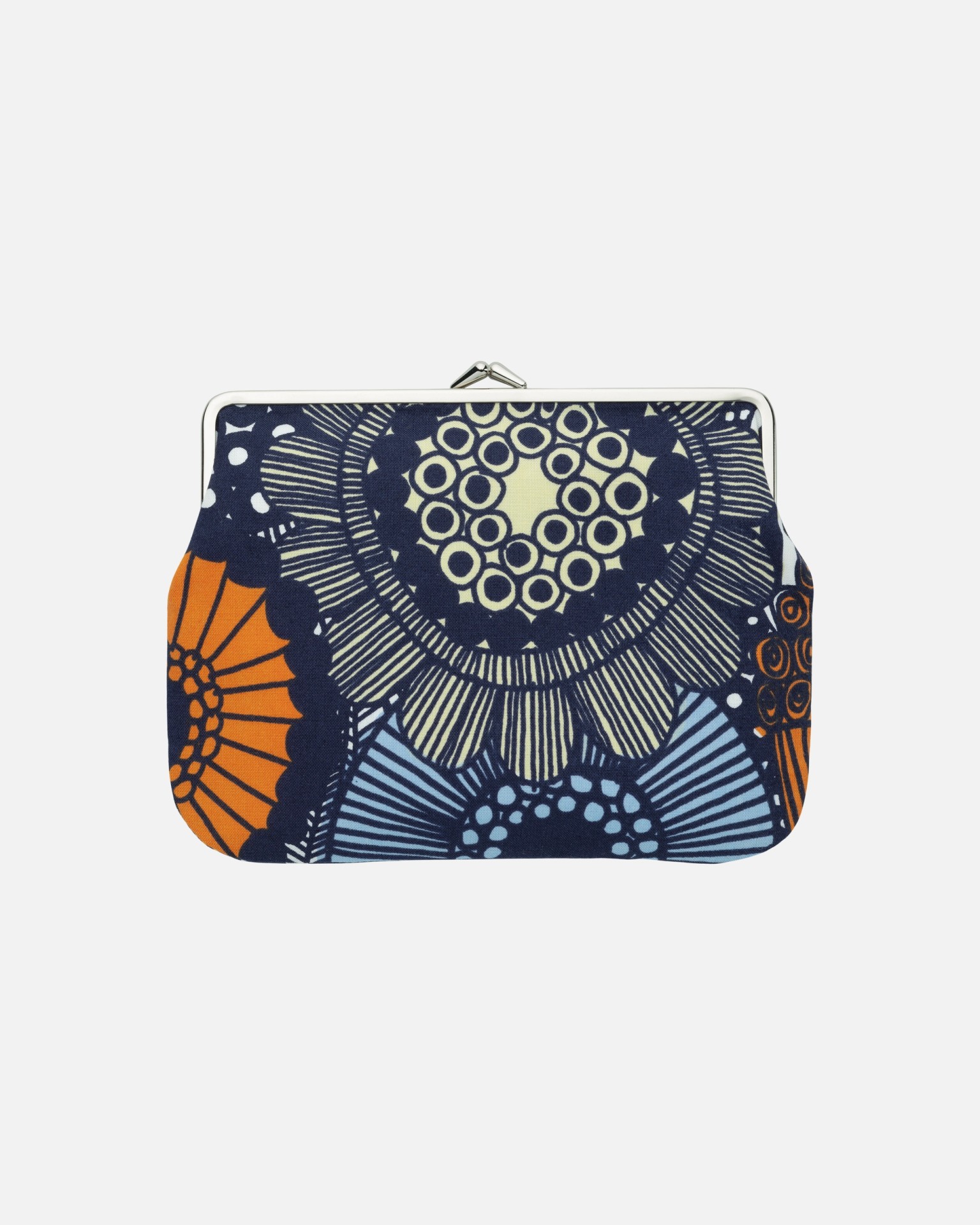 Puolikas kukkaro pieni siirtolapuutarha, Purse, white,lt.yellow,orange,lt.blue,