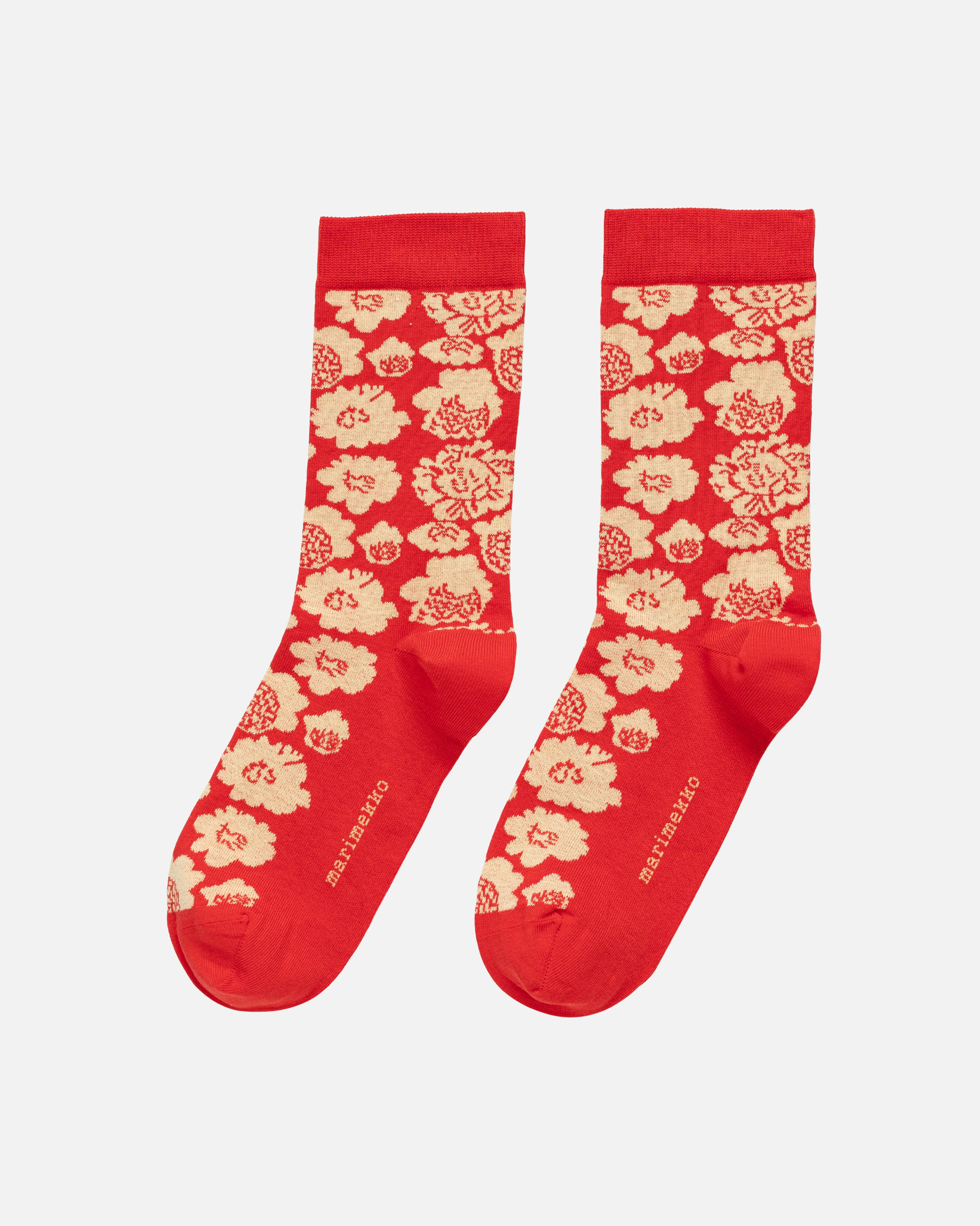Linjaus Pioni, Socks, red, yellow,