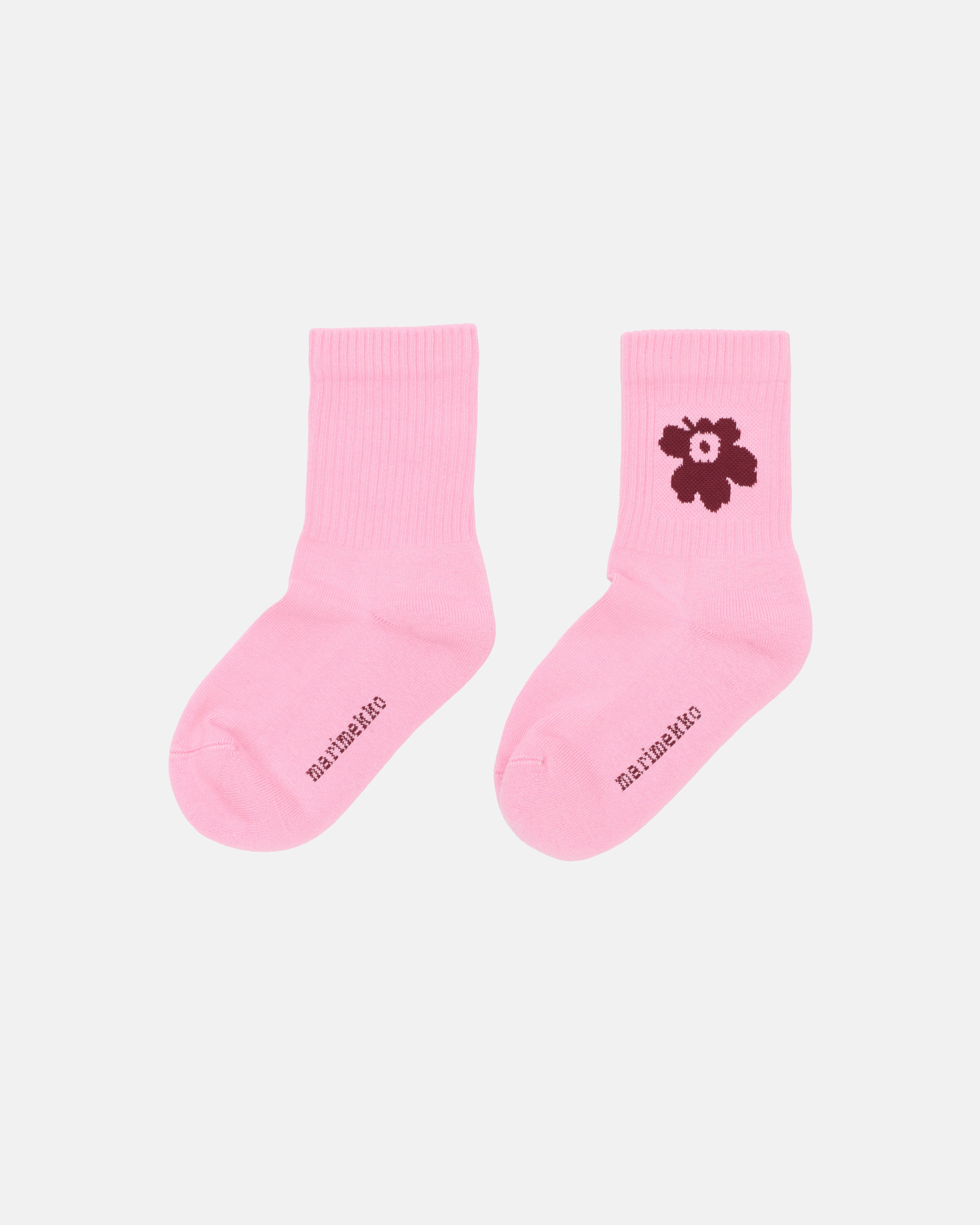 Puikea Unikko, Socks, rose, wine red,