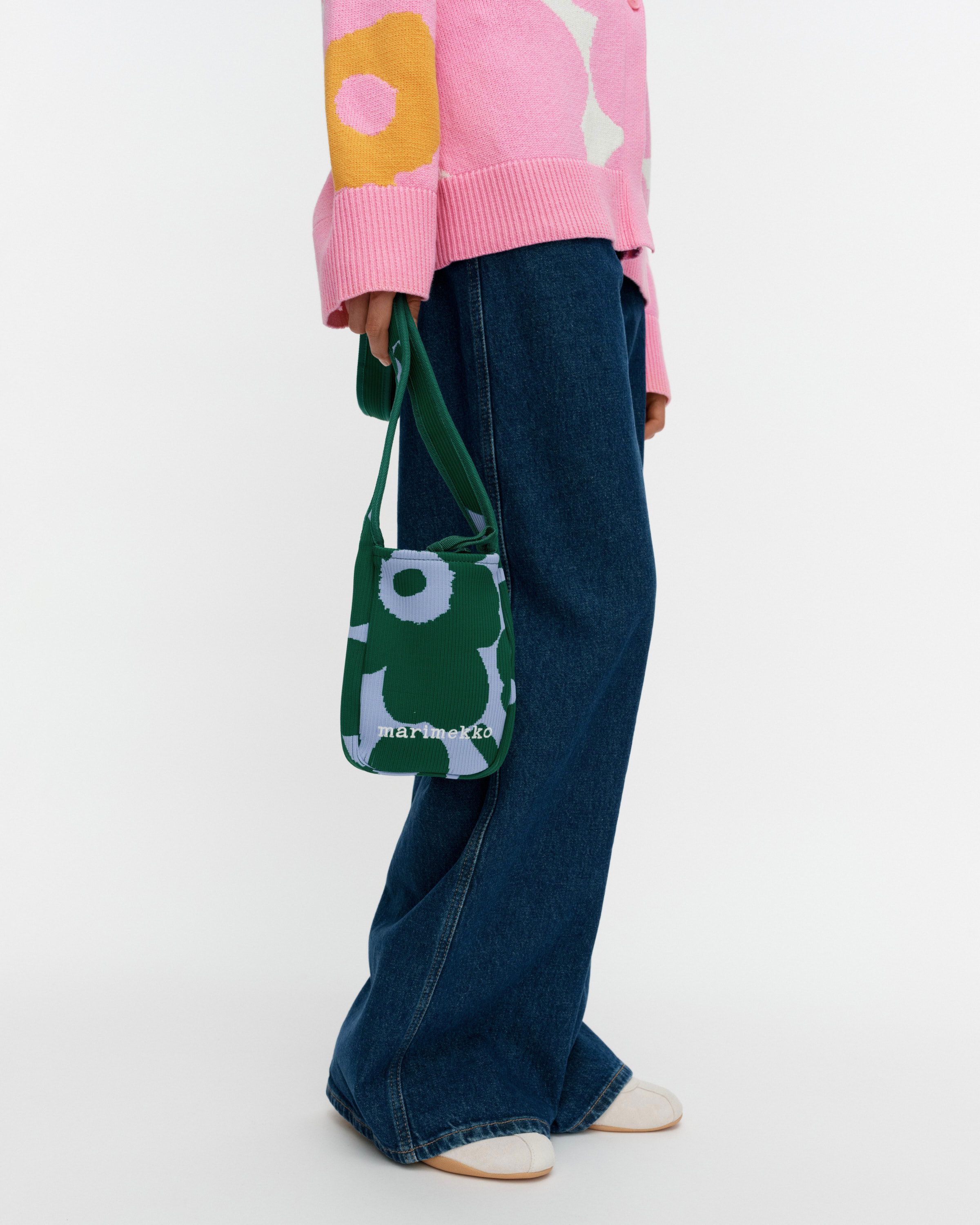 Knitted Phone Pocket Unikko Shoulder bag | Marimekko
