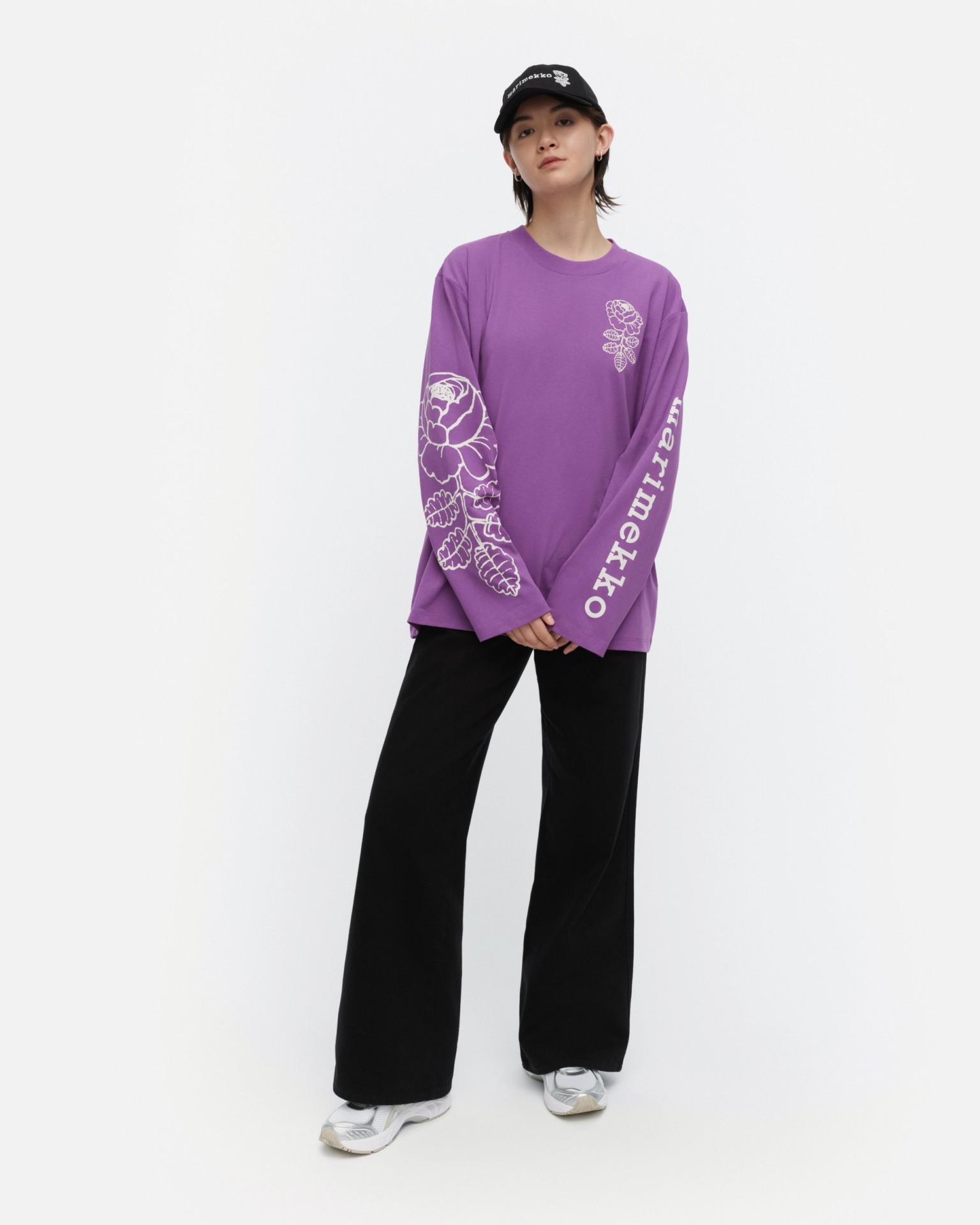 Oksat Vihkiruusu Placement, Kioski jersey shirt, purple, off white,