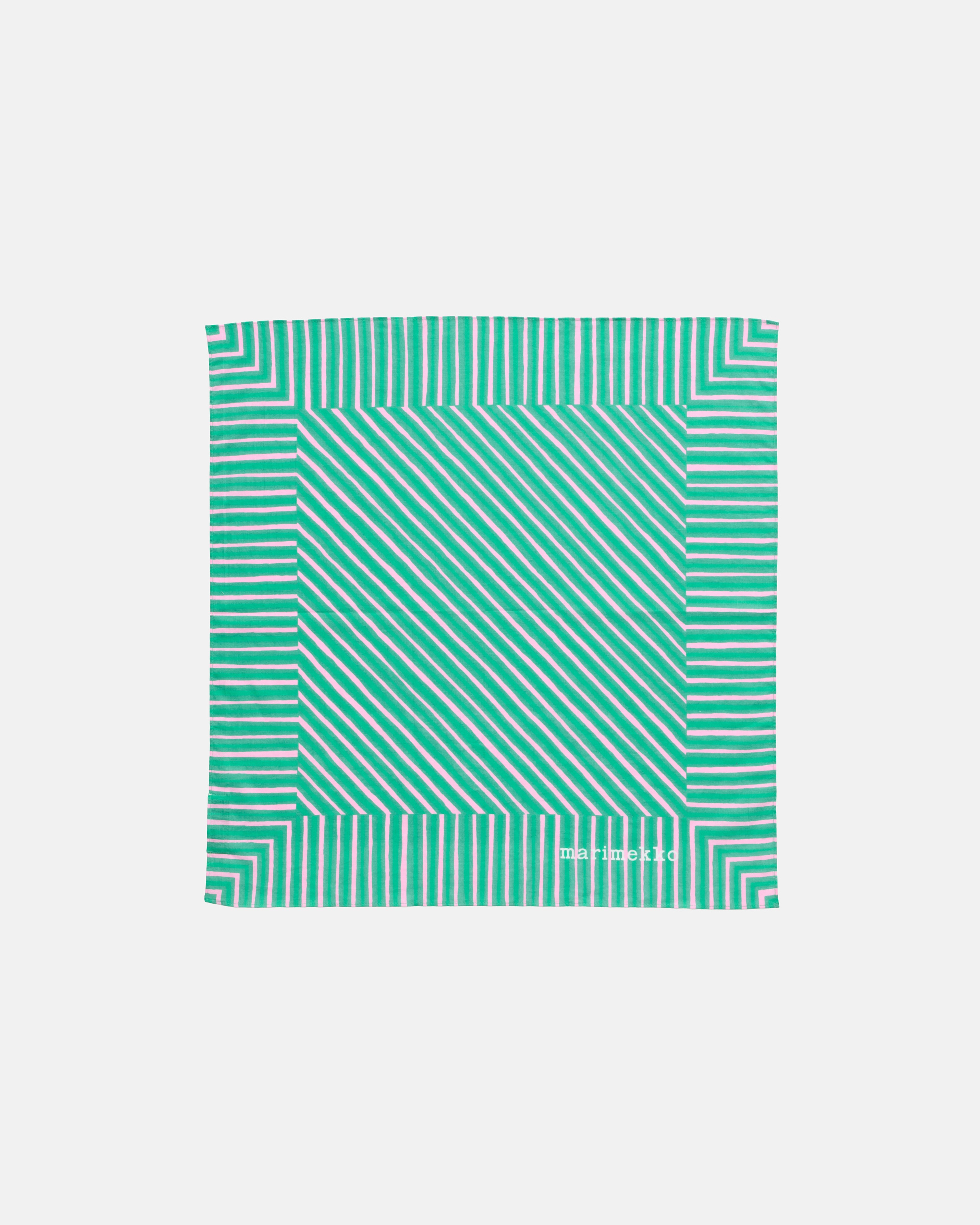 Astrilli Piccolo, Schal „Kioski“, grün, hellrosa,